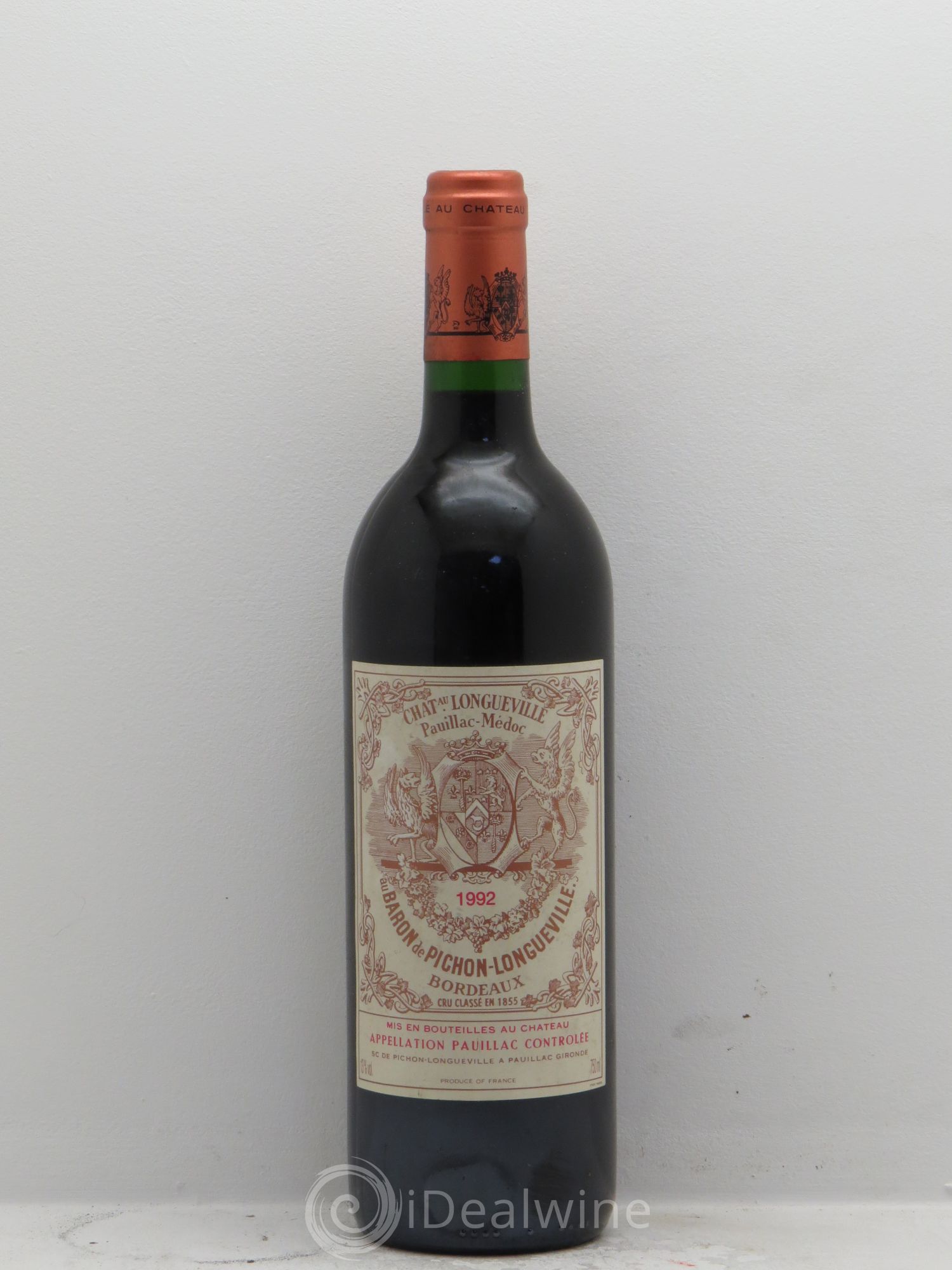 Pichon Longueville Baron 2ème Grand Cru Classé 1992 - Lot de 1 bouteille - 0