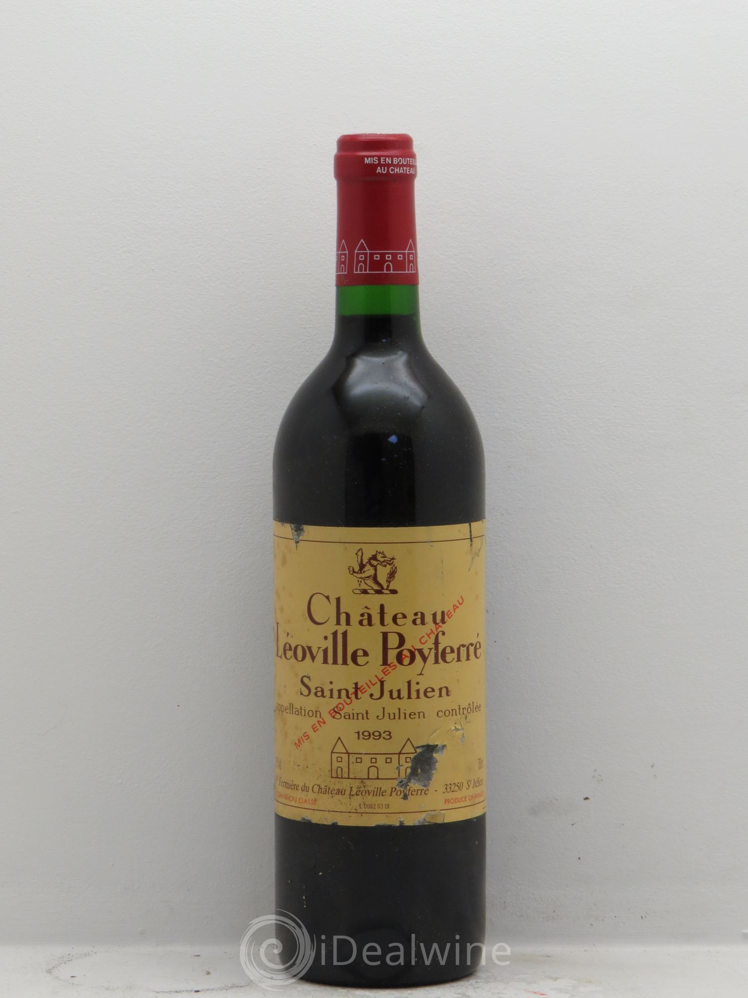Château Léoville Poyferré 2ème Grand Cru Classé 1993 - Lot de 1 bouteille - 0