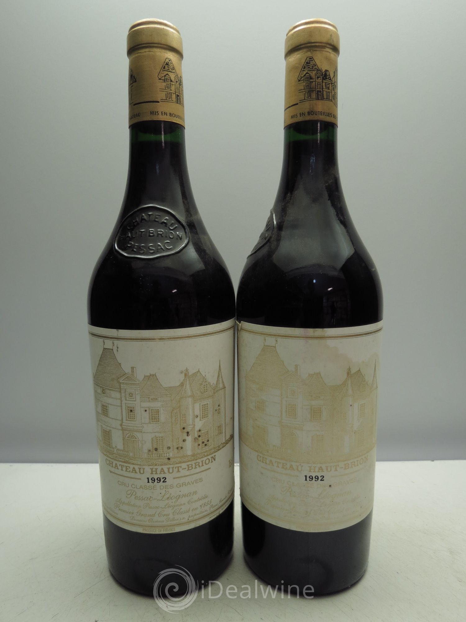 Château Haut Brion 1er Grand Cru Classé 1992 - Lot de 2 bouteilles - 0