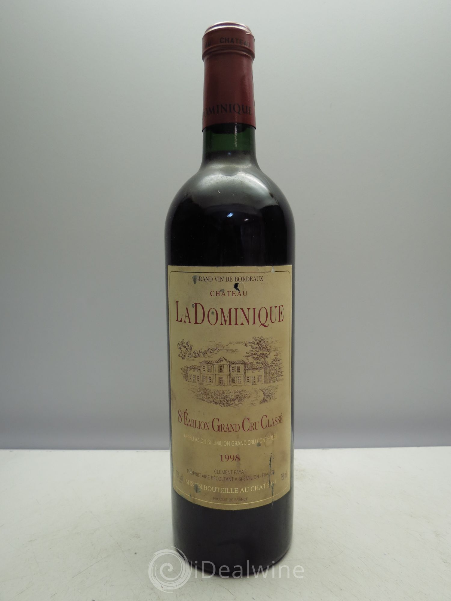 Château la Dominique Grand Cru Classé 1998 - Lot de 1 bouteille - 0
