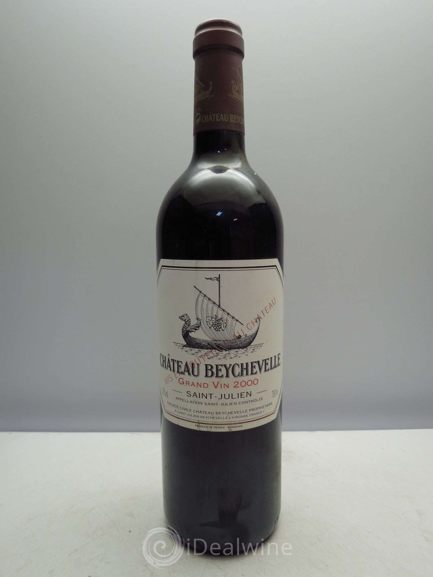 Château Beychevelle 4ème Grand Cru Classé 2000 - Lot de 1 bouteille - 0