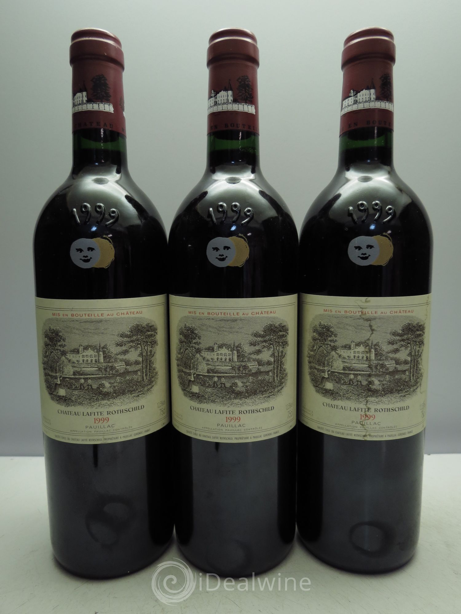 Château Lafite Rothschild 1er Grand Cru Classé 1999 - Lot de 3 bouteilles - 0