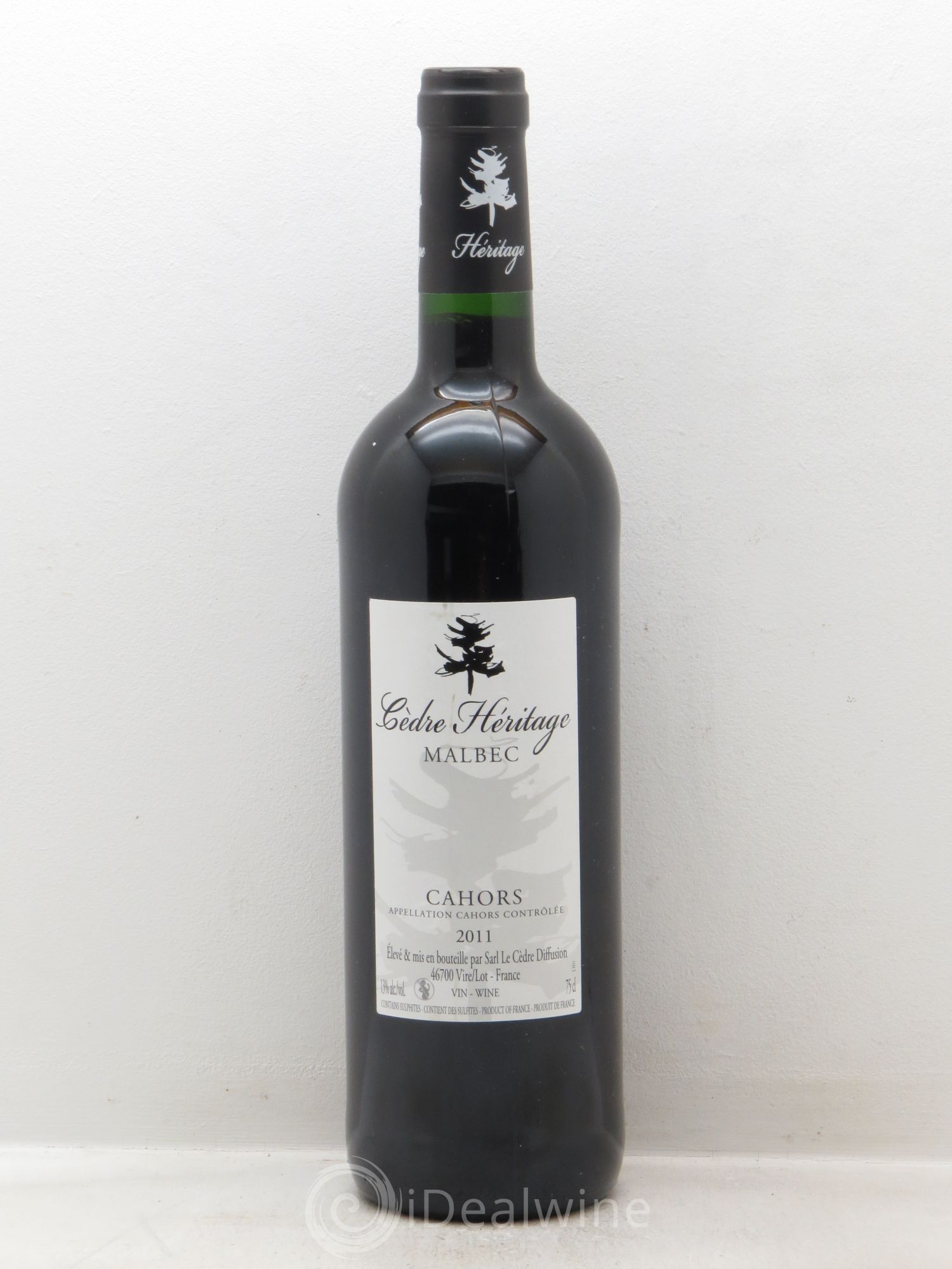 Cahors Cèdre Héritage 2011 - Posten von 1 Flasche - 0