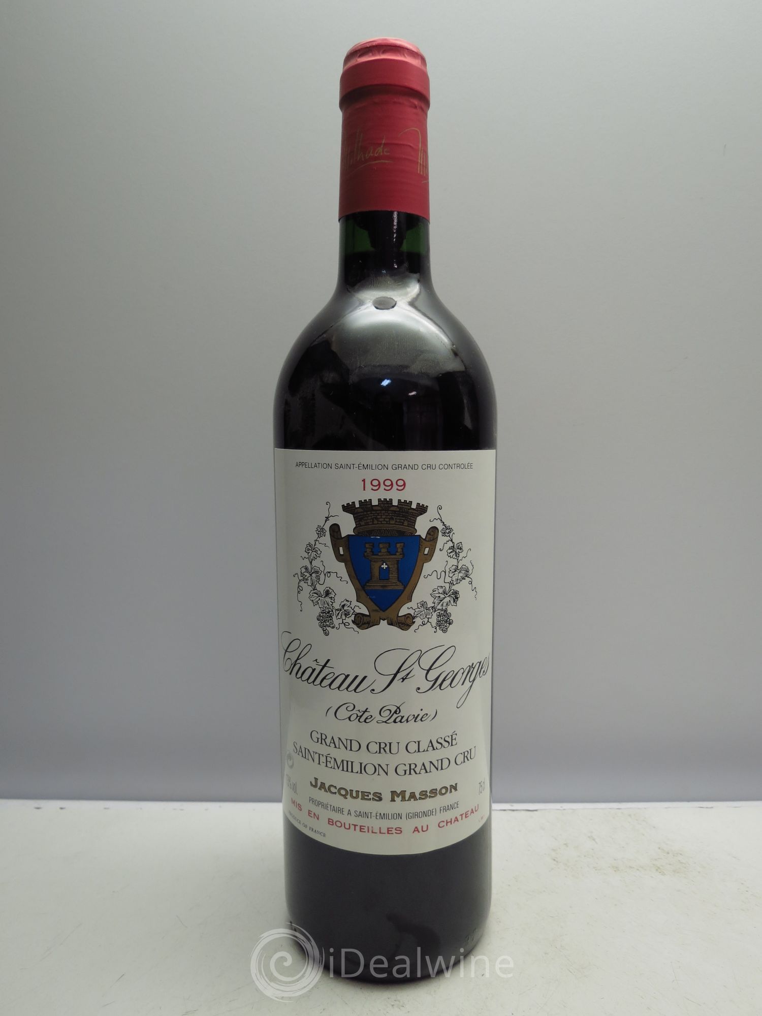 Château Saint-Georges Côte Pavie Grand Cru Classé 1999 - Lot de 1 bouteille - 0