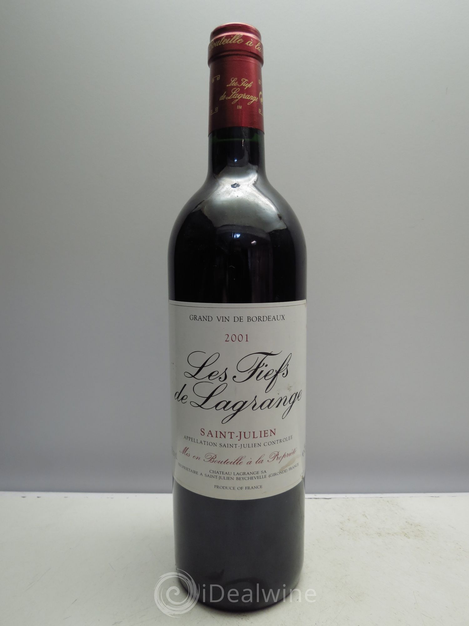 Les Fiefs de Lagrange Second Vin 2001 - Lot de 1 bouteille - 0