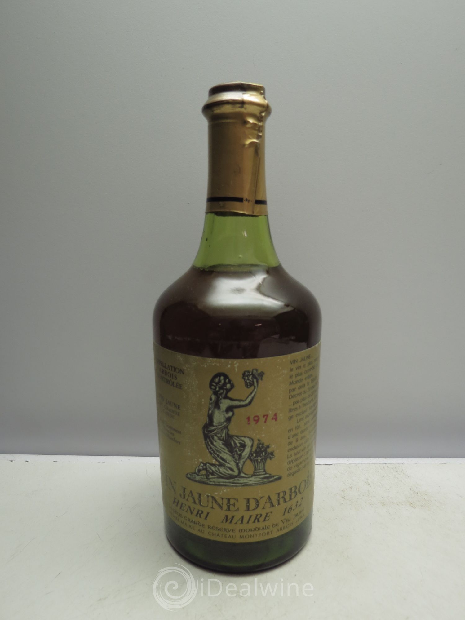 Arbois Vin Jaune Arbois H.Maire 1974 - Posten von 1 Flasche - 0