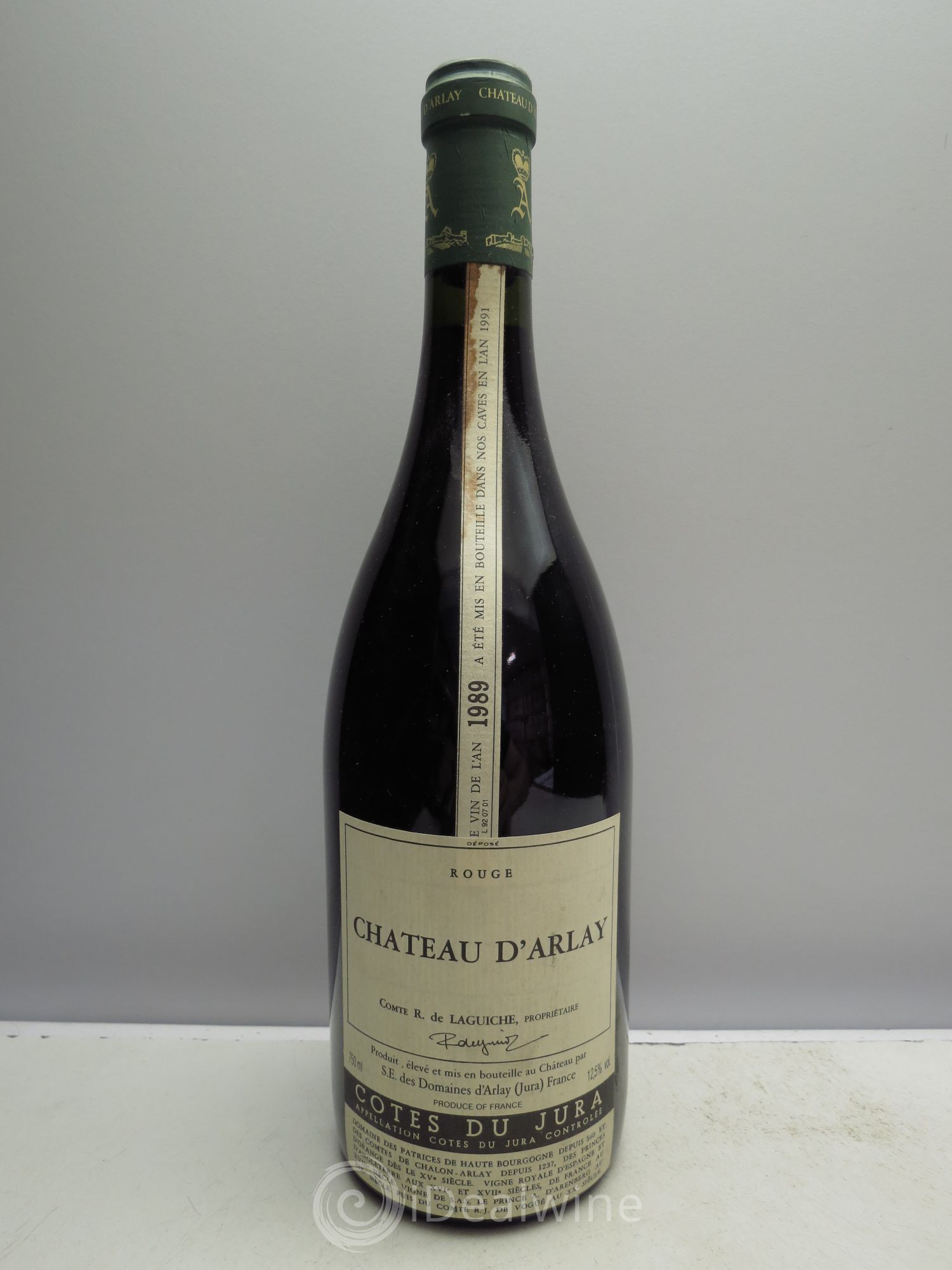 Côtes du Jura Blanc Tradition Château d'Arlay 1989 - Lot de 1 bouteille - 0