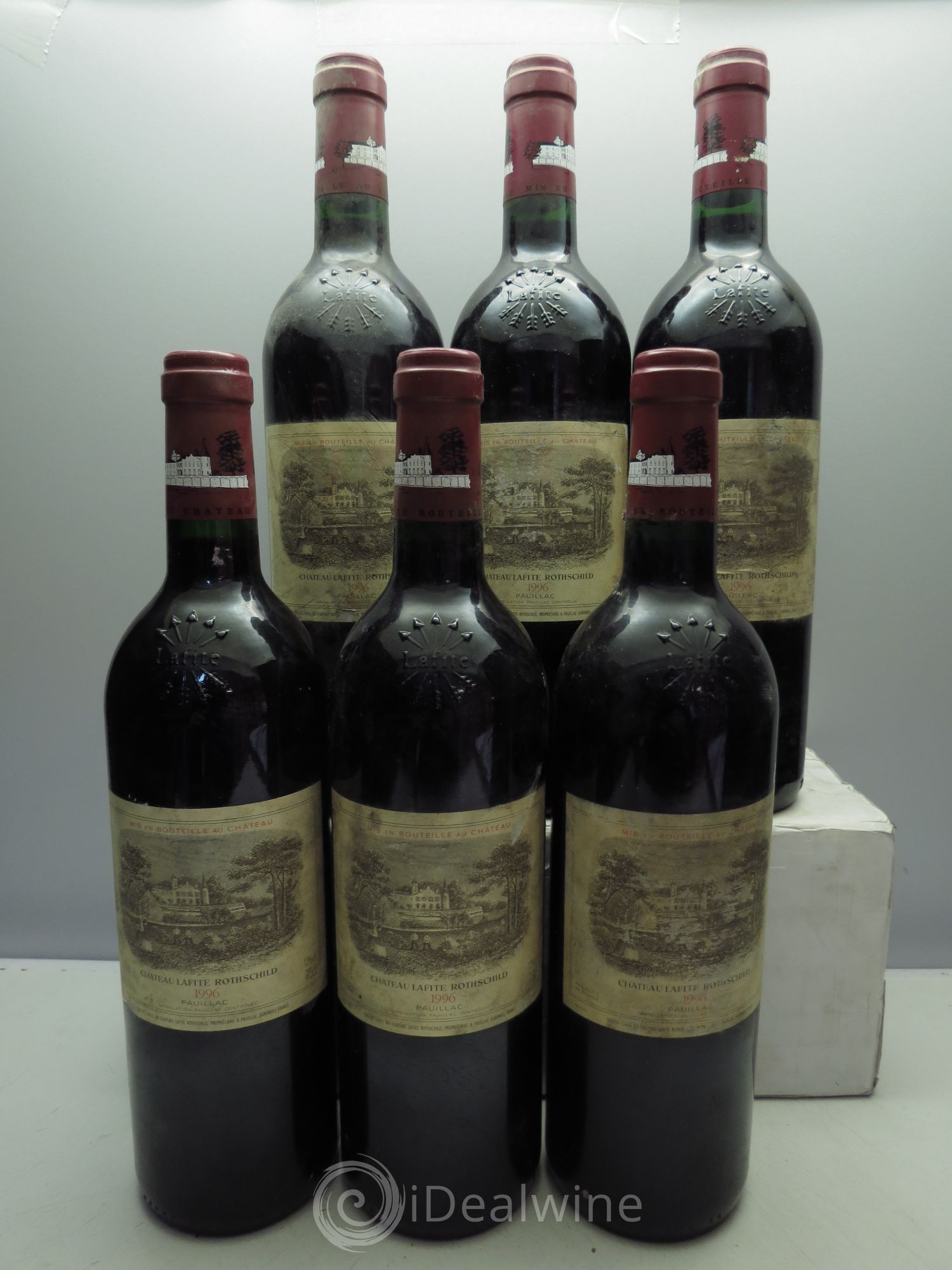 Château Lafite Rothschild 1er Grand Cru Classé 1996 - Lot de 6 bouteilles - 0