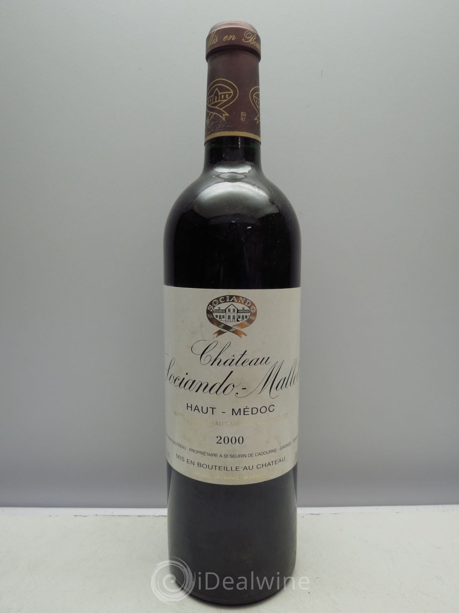 Château Sociando Mallet 2000 - Lot de 6 bouteilles - 0