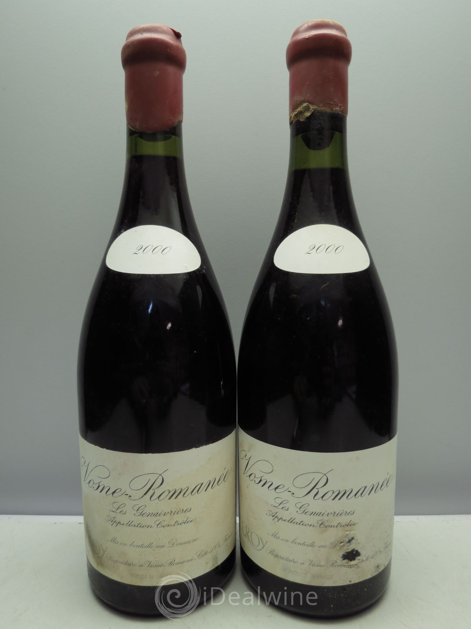 Vosne-Romanée Les Genaivrières Leroy (Domaine) 2000 - Lot de 2 bouteilles - 0