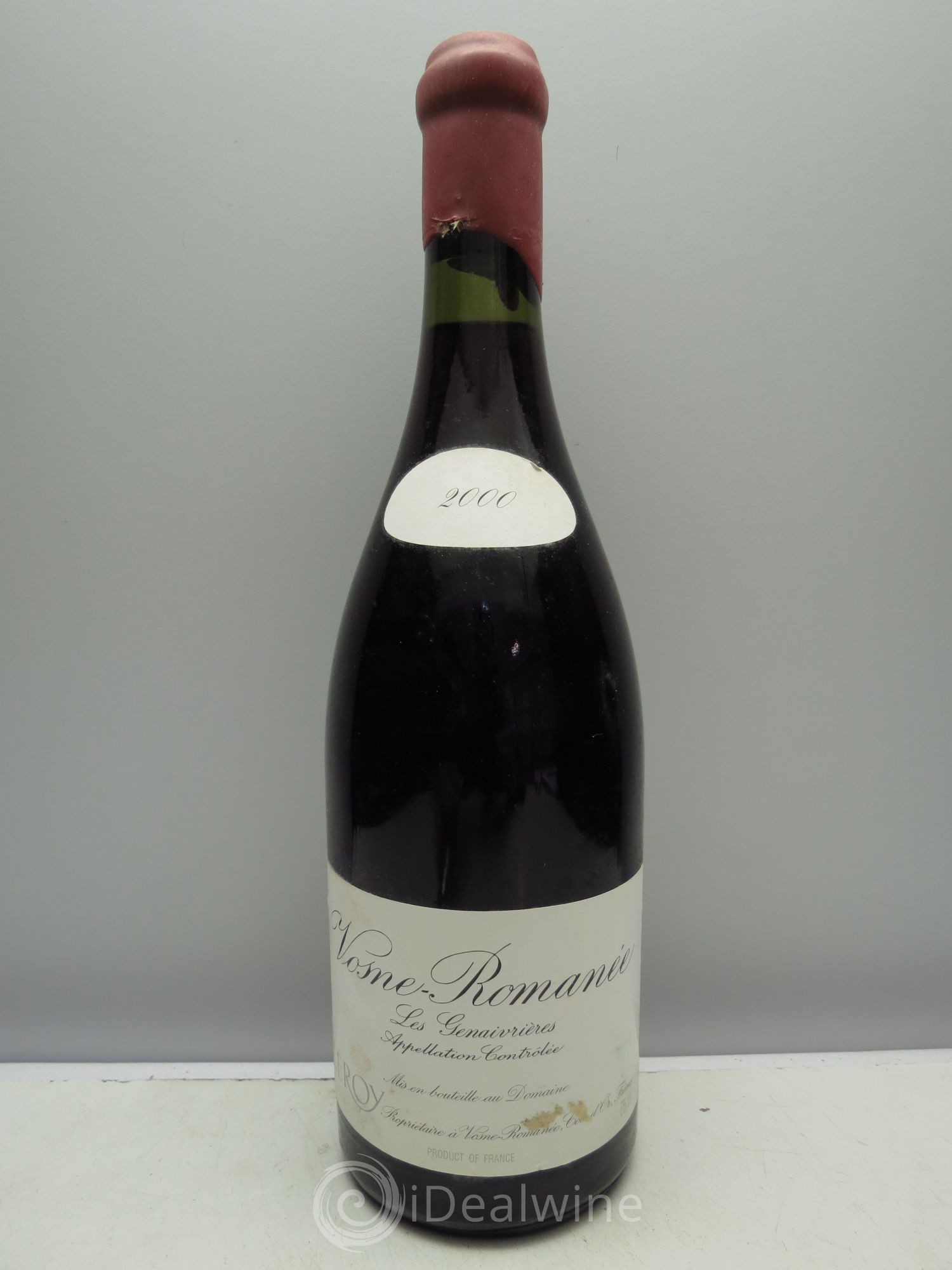 Vosne-Romanée Les Genaivrières Leroy (Domaine) 2000 - Lot de 1 bouteille - 0