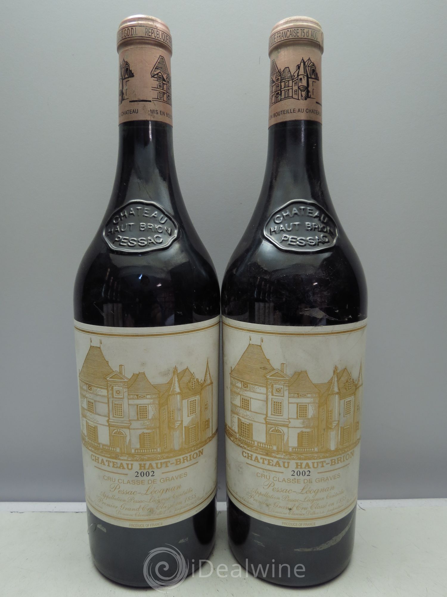Château Haut Brion 1er Grand Cru Classé 2002 - Lot de 6 bouteilles - 1