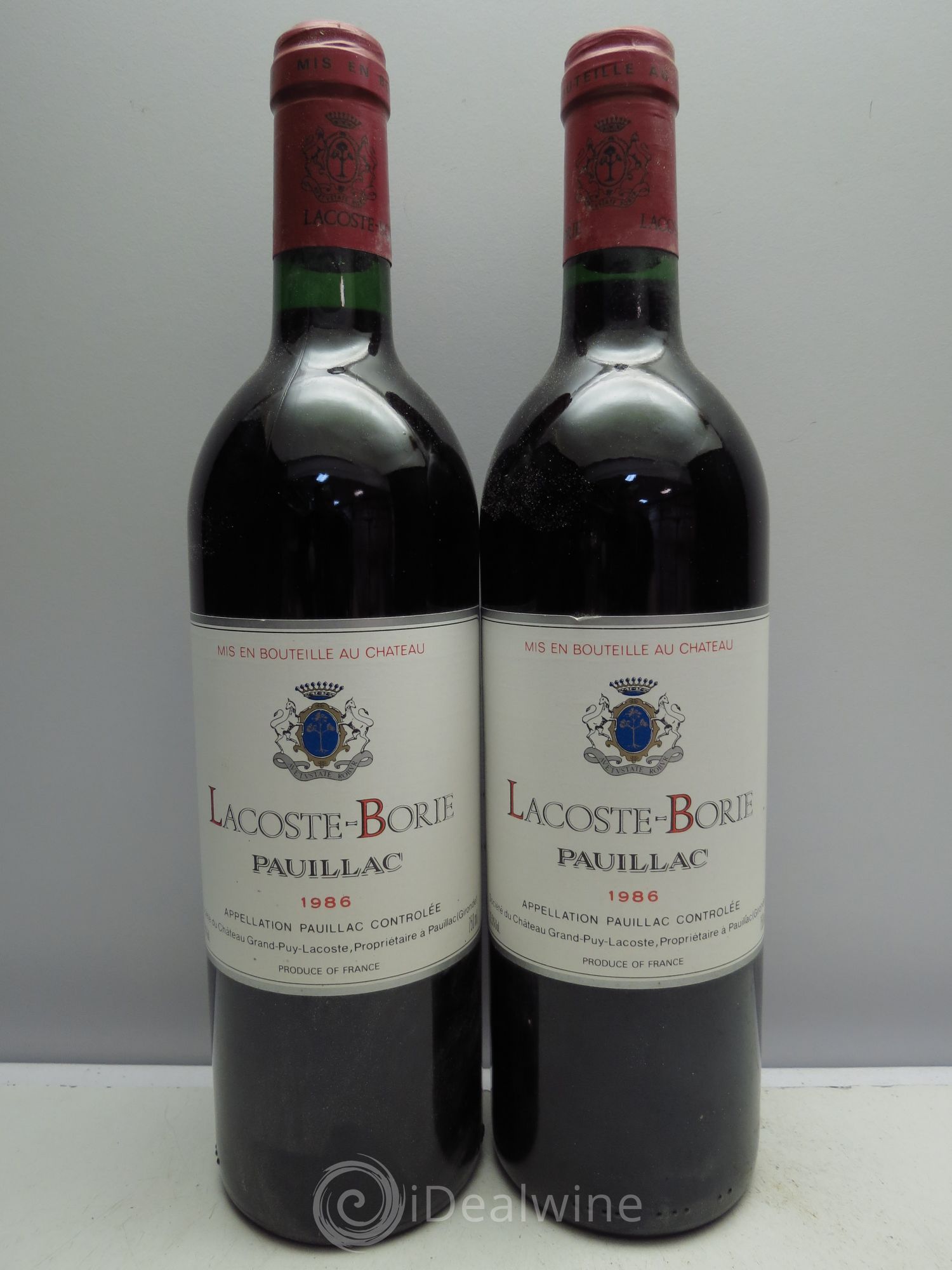 Lacoste Borie 1986 - Lot de 2 bouteilles - 0