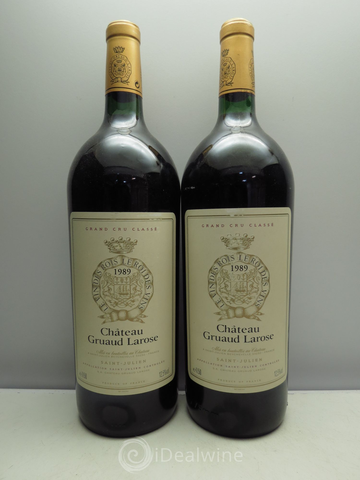 Château Gruaud Larose 2ème Grand Cru Classé 1989 - Lot de 2 magnums - 0