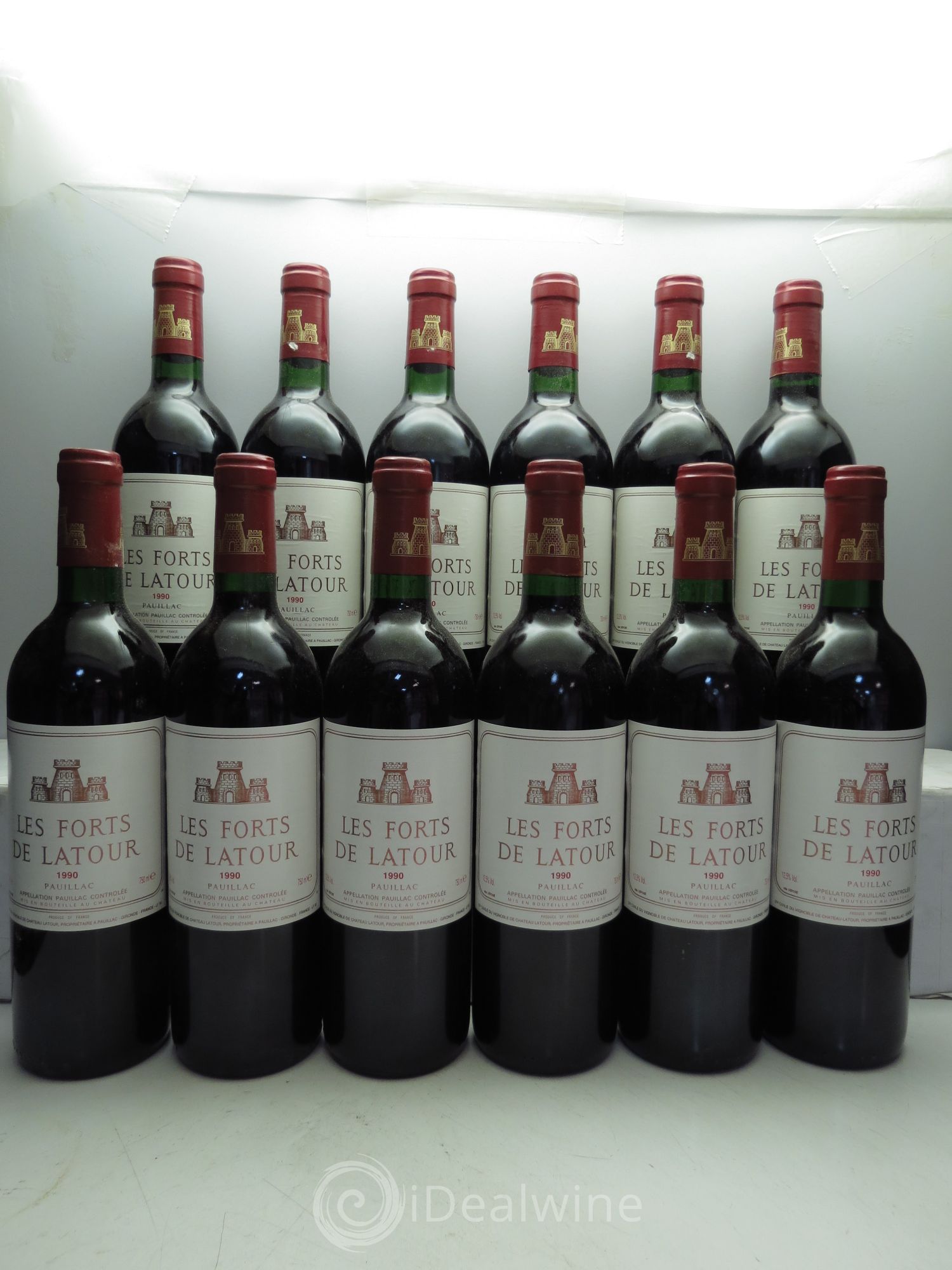 Les Forts de Latour Second Vin 1990 - Lot de 12 bouteilles - 0