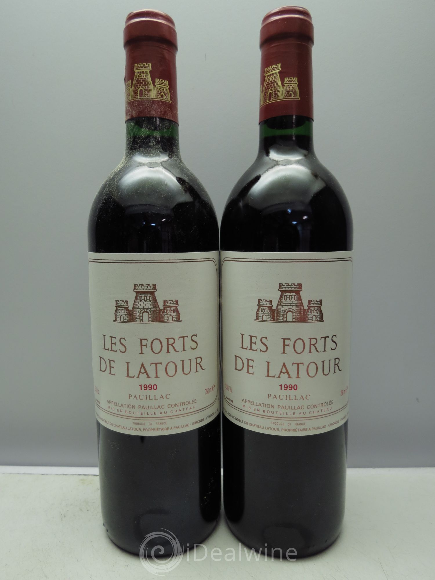 Les Forts de Latour Second Vin (CB sans couvercle) 1990 - Lotto di 12 bottiglie - 5
