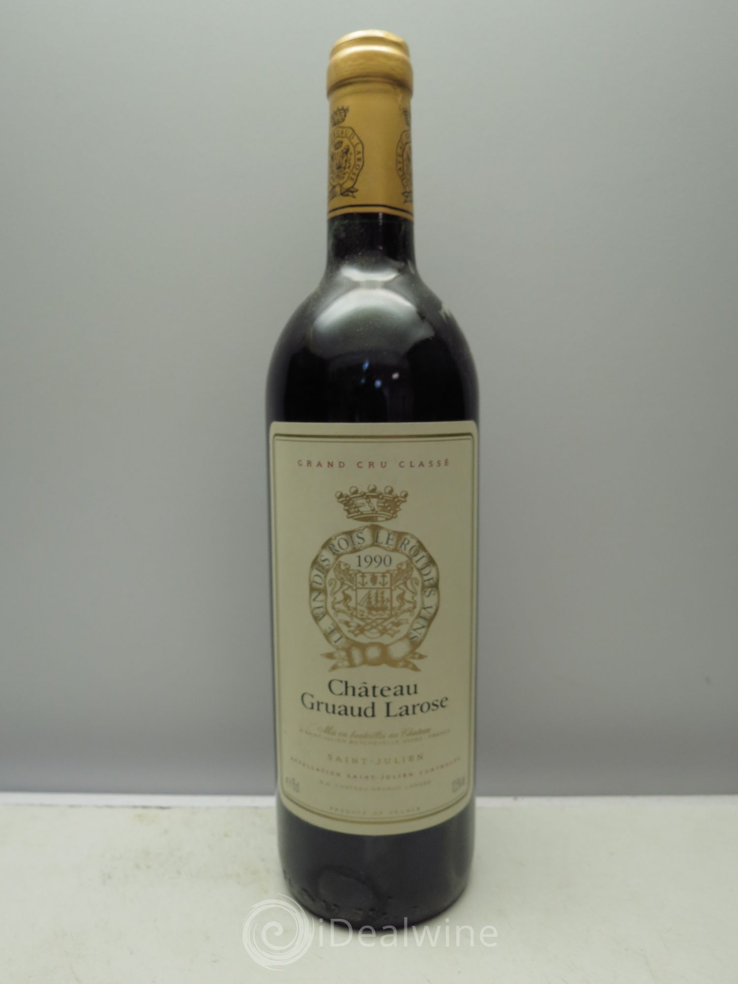 Château Gruaud Larose 2ème Grand Cru Classé (CB sans couvercle) 1990 - Lot de 12 bouteilles - 0