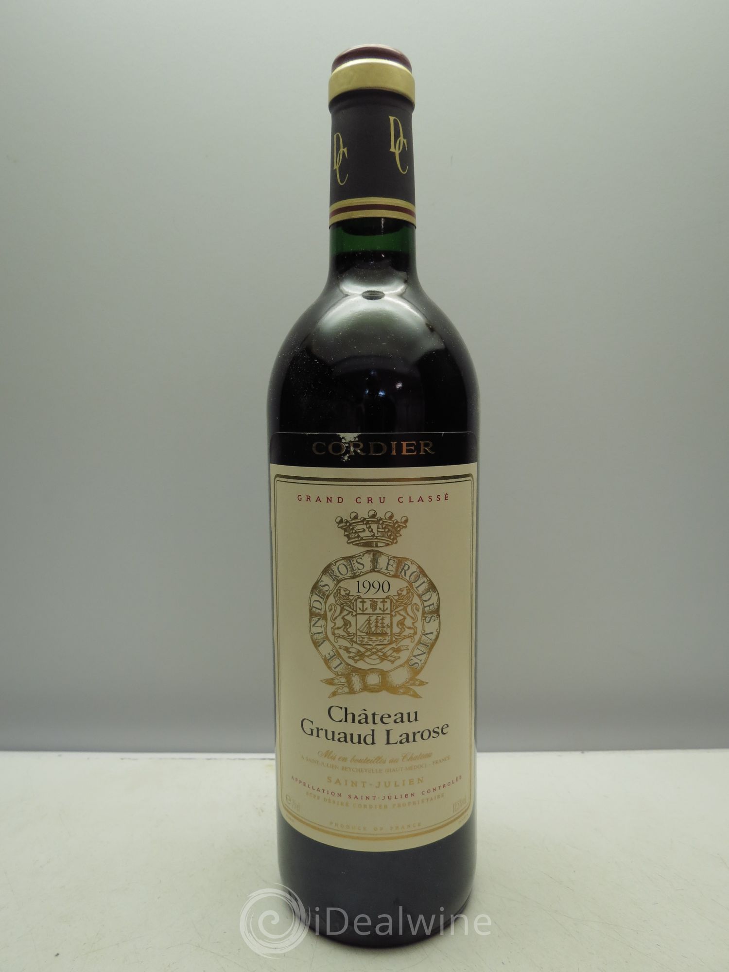 Château Gruaud Larose 2ème Grand Cru Classé (CB sans couvercle) 1990 - Lot de 12 bouteilles - 0