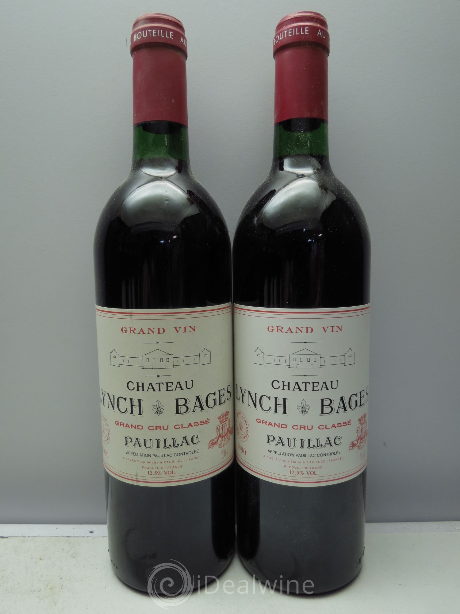 Château Lynch Bages 5ème Grand Cru Classé 1990 - Lot de 12 bouteilles - 2