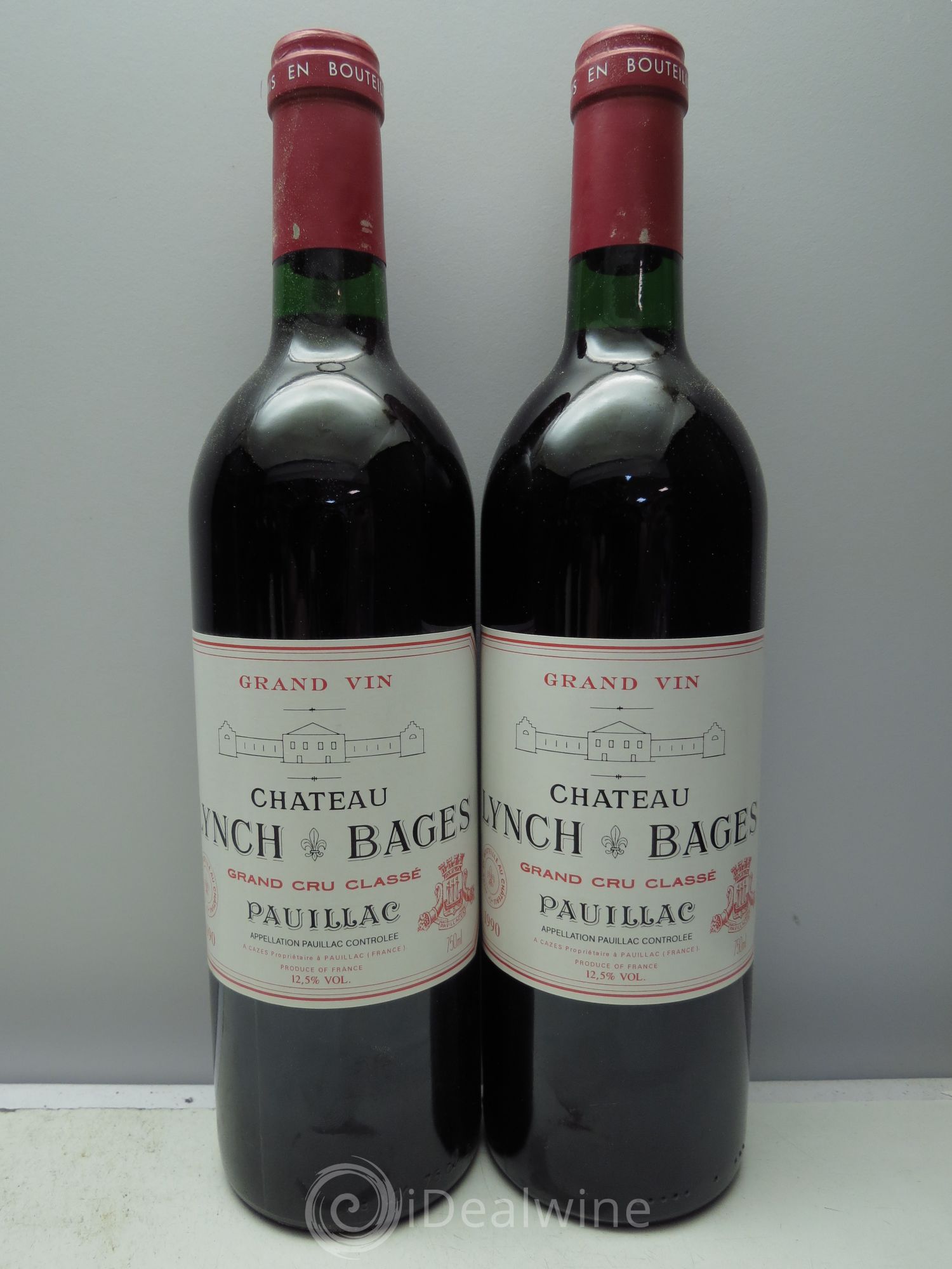 Château Lynch Bages 5ème Grand Cru Classé 1990 - Lot de 12 bouteilles - 4