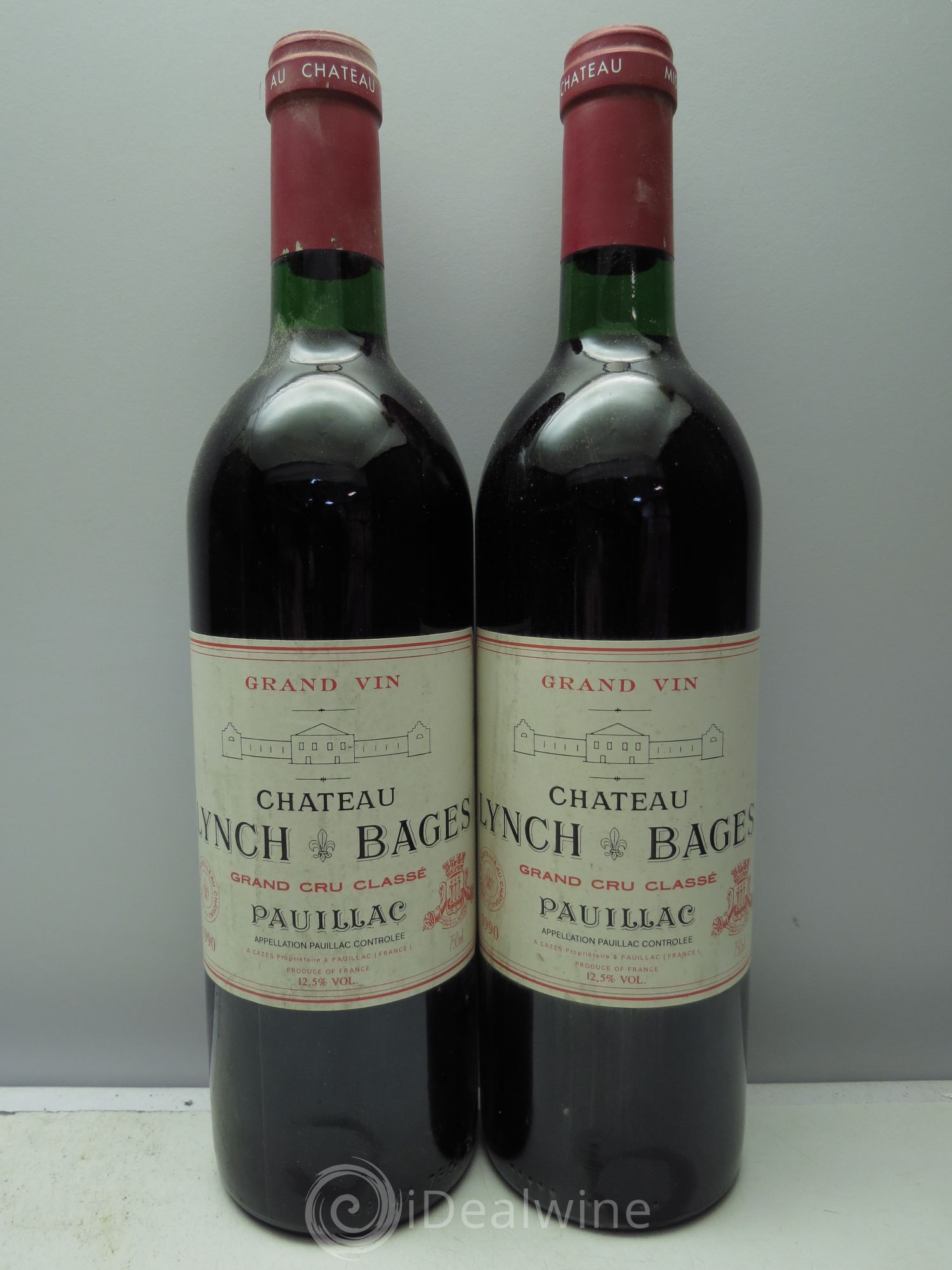 Château Lynch Bages 5ème Grand Cru Classé 1990 - Lot de 12 bouteilles - 5