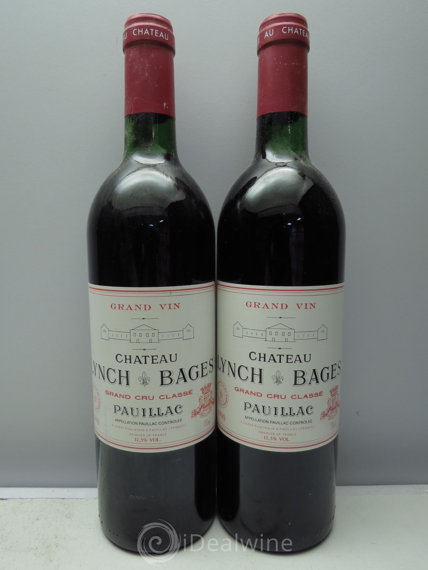 Château Lynch Bages 5ème Grand Cru Classé 1990 - Lot de 12 bouteilles - 6