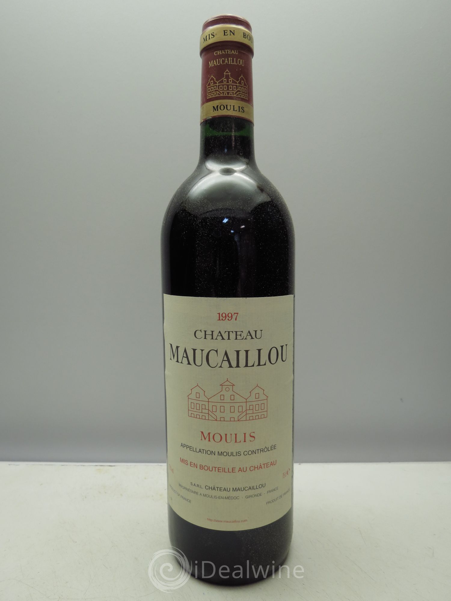 Château Maucaillou (CB sans couvercle) 1997 - Lot de 12 bouteilles - 0