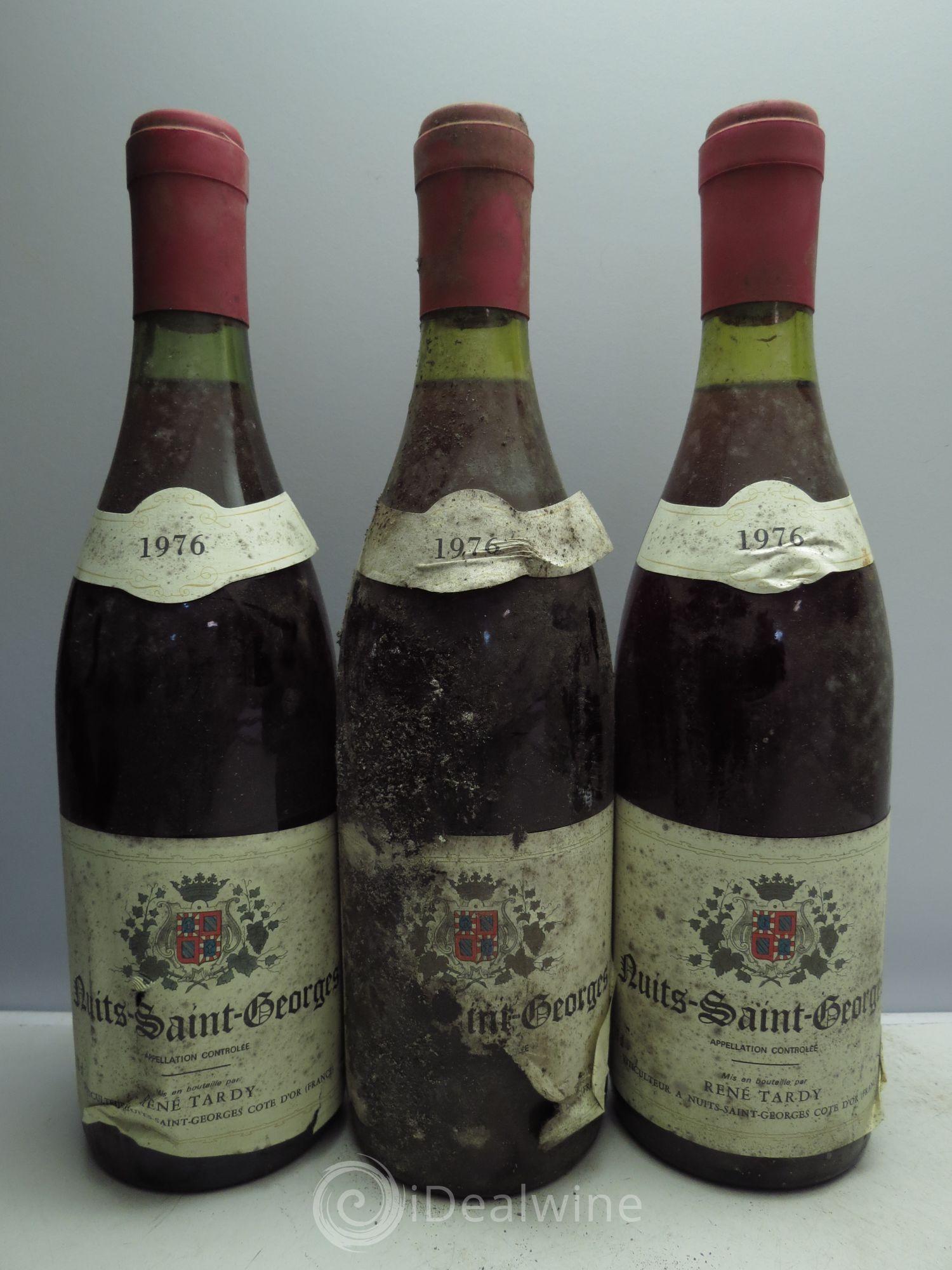 Nuits-Saint-Georges R.Tardy 1976 - Lot de 3 bouteilles - 0