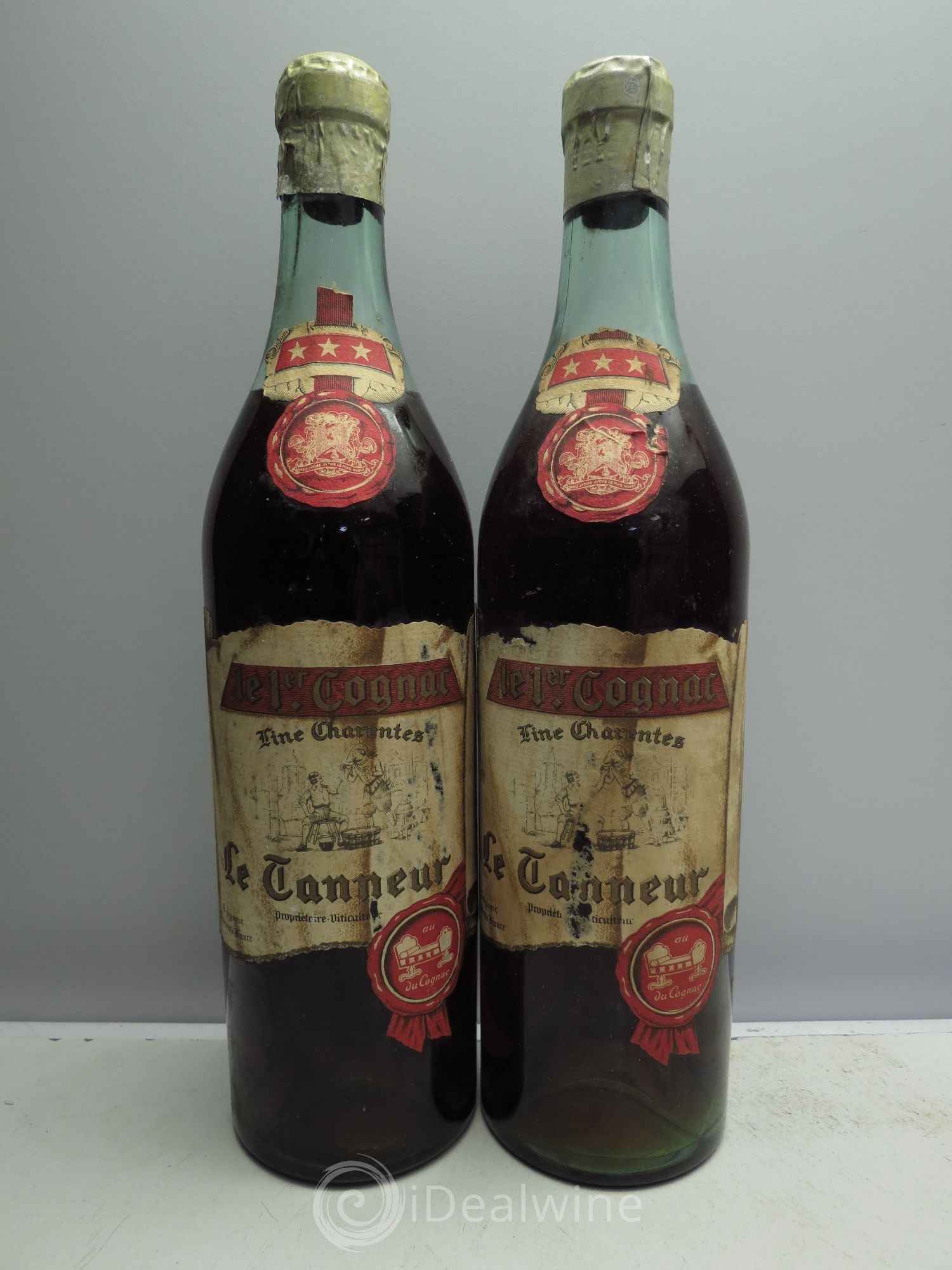 Cognac Le Tanneur (sans prix de réserve / no reserve) - Posten von 2 Flaschen - 0