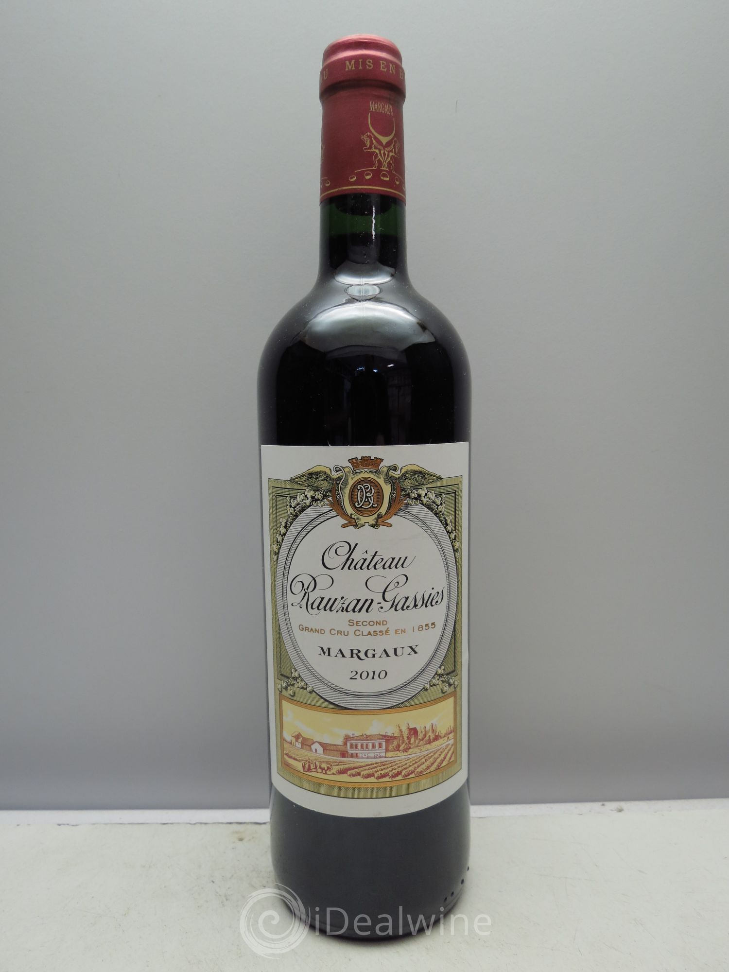 Château Rauzan-Gassies 2ème Grand Cru Classé 2010 - Lot de 1 bouteille - 0