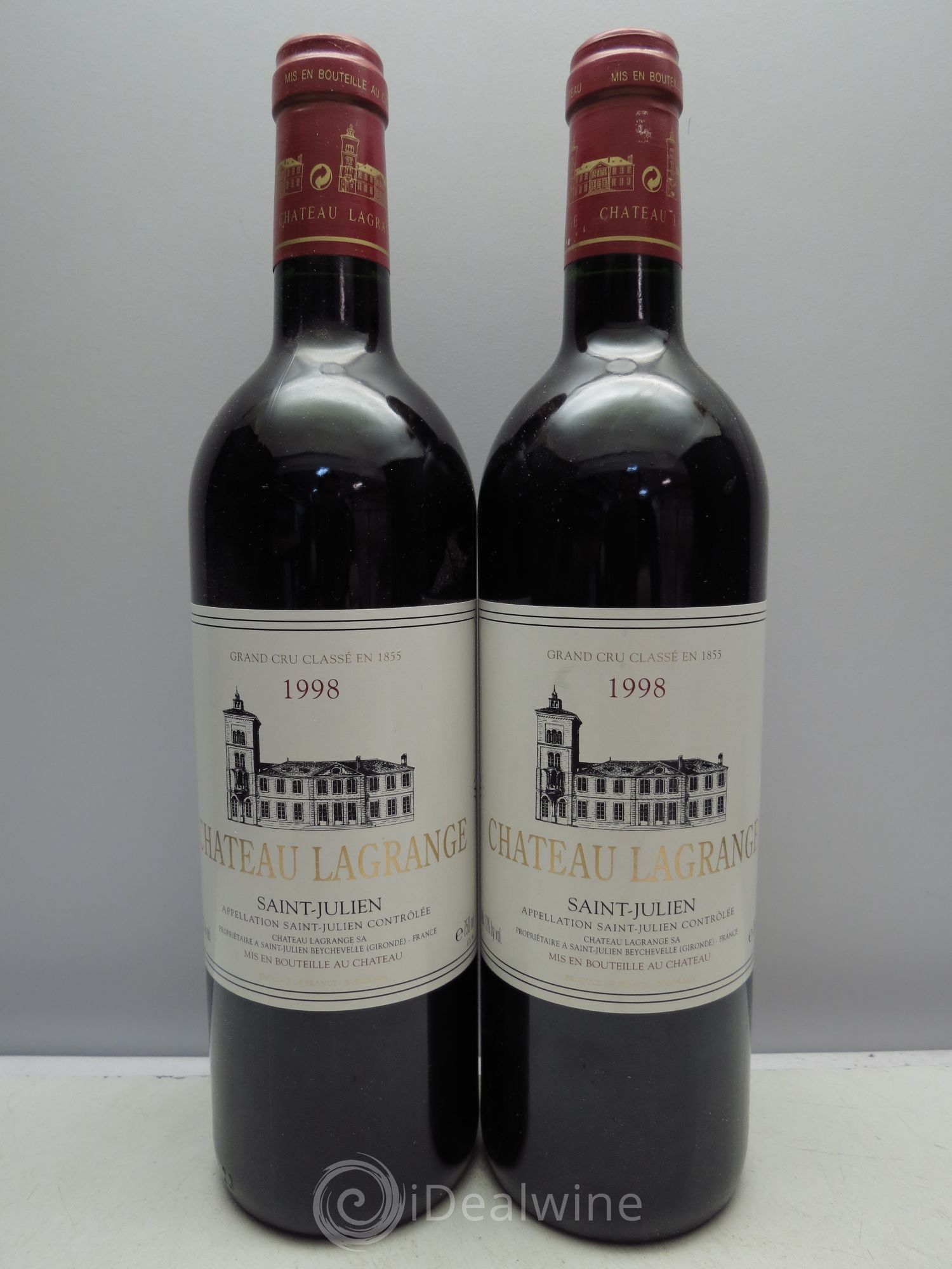 Château Lagrange 3ème Grand Cru Classé 1998 - Lot de 2 bouteilles - 0