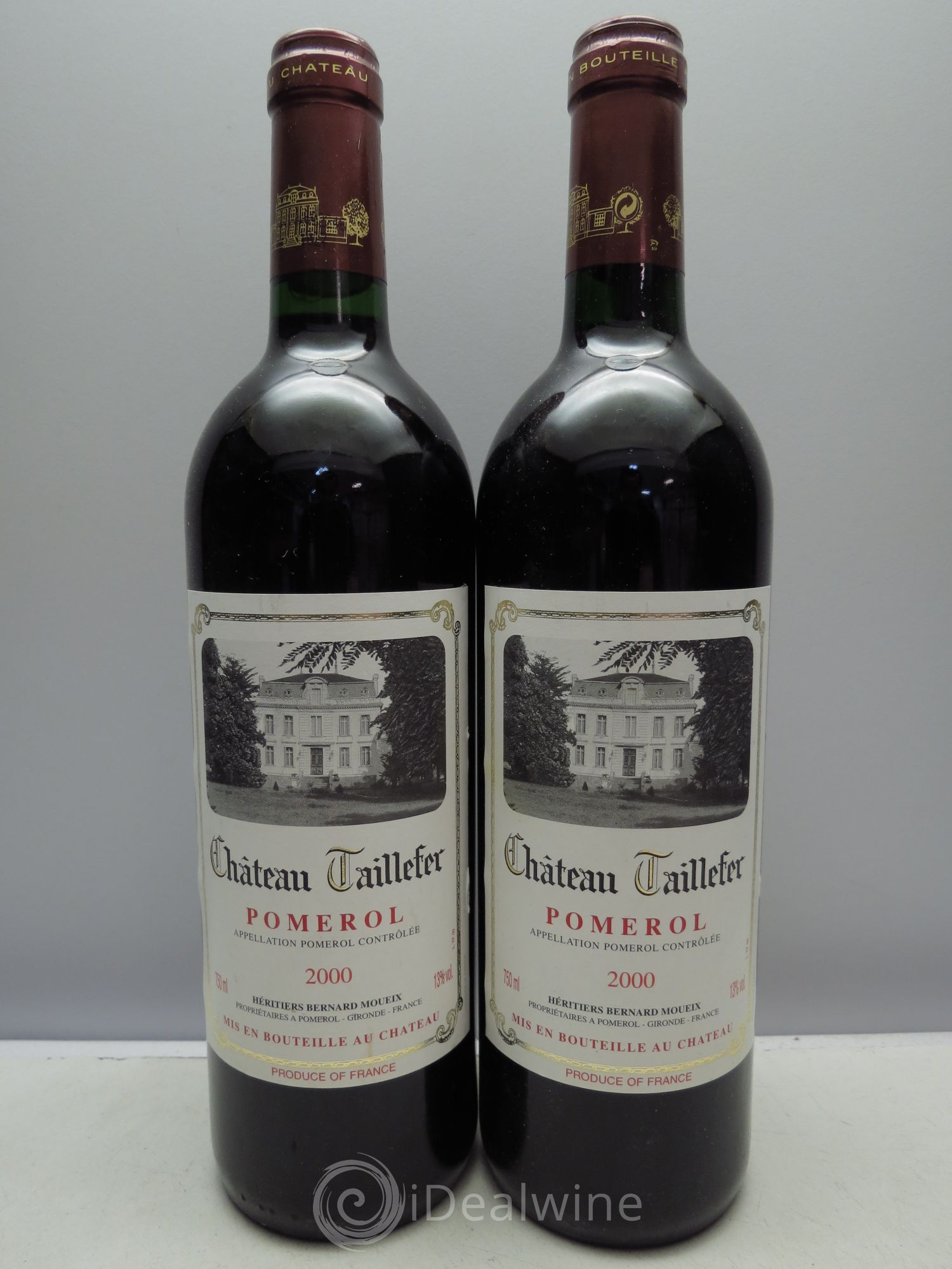 Château Taillefer 2000 - Posten von 2 Flaschen - 0