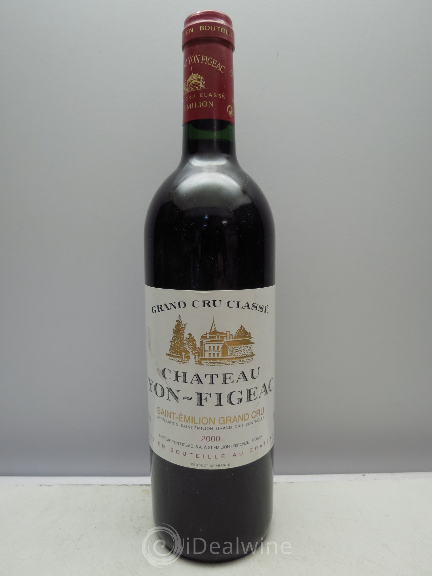 Château Yon Figeac Grand Cru Classé 2000 - Lot de 1 bouteille - 0