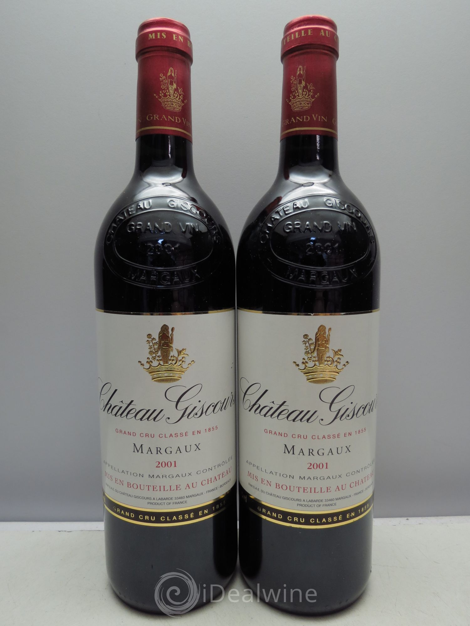 Château Giscours 3ème Grand Cru Classé 2001 - Lot de 2 bouteilles - 0