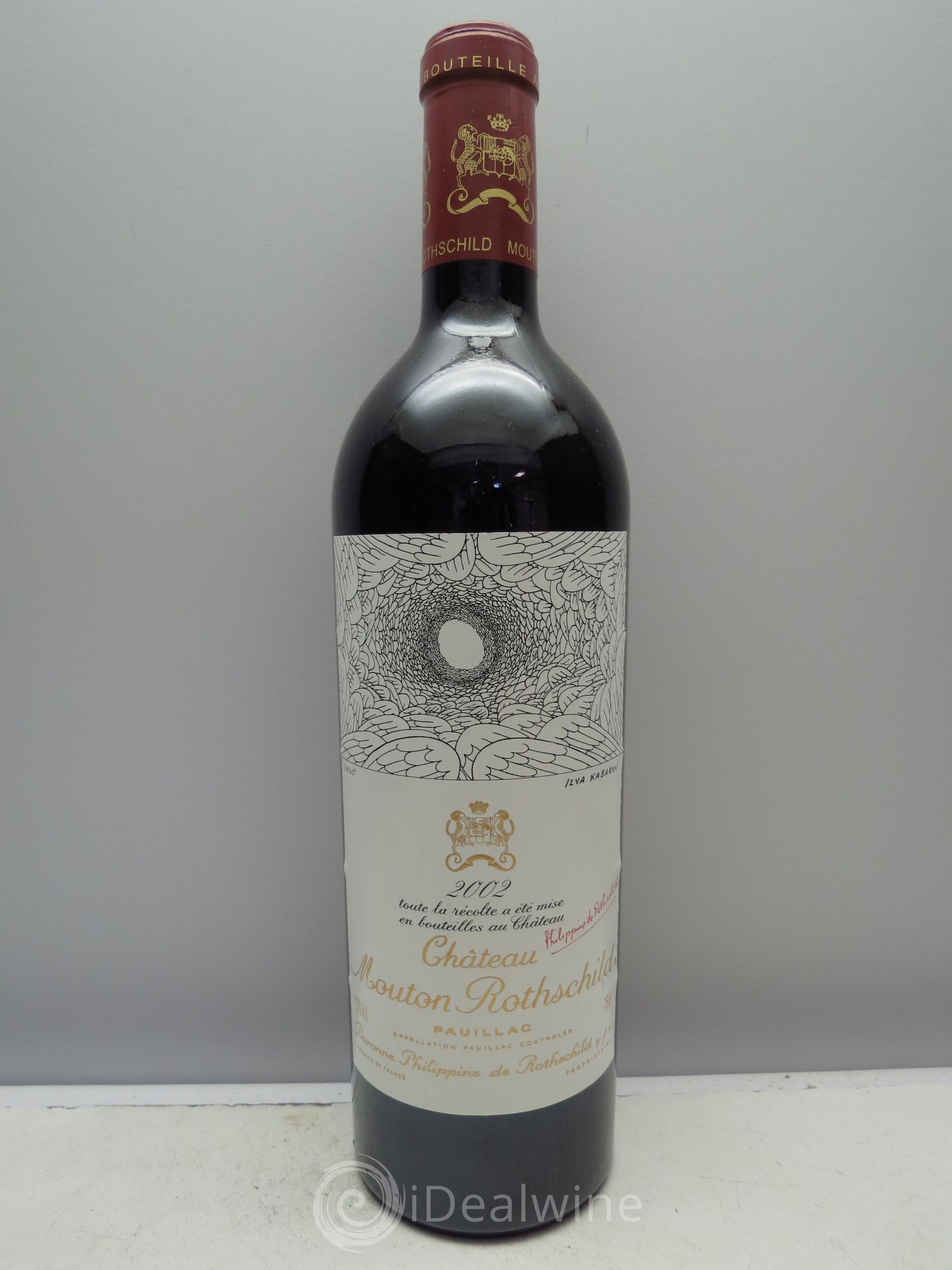 Château Mouton Rothschild 1er Grand Cru Classé 2002 - Lot de 1 bouteille - 0