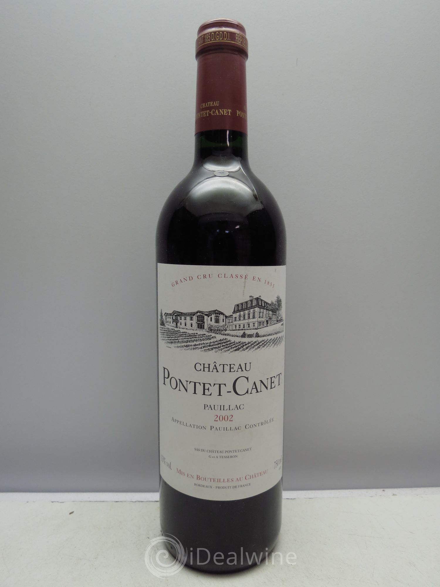 Château Pontet Canet 5ème Grand Cru Classé 2002 - Lot de 1 bouteille - 0