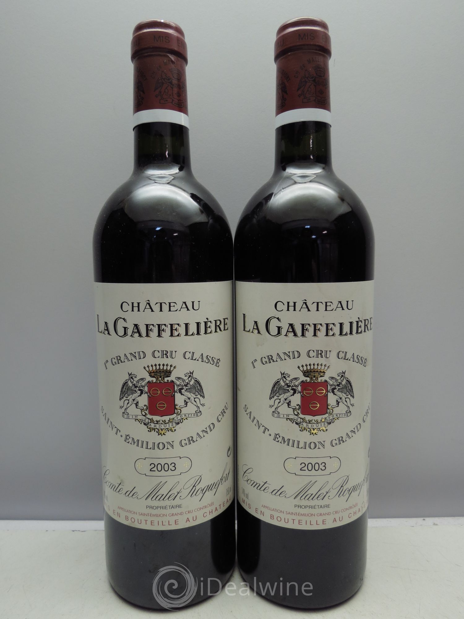 Château la Gaffelière 1er Grand Cru Classé B 2003 - Lot de 2 bouteilles - 0