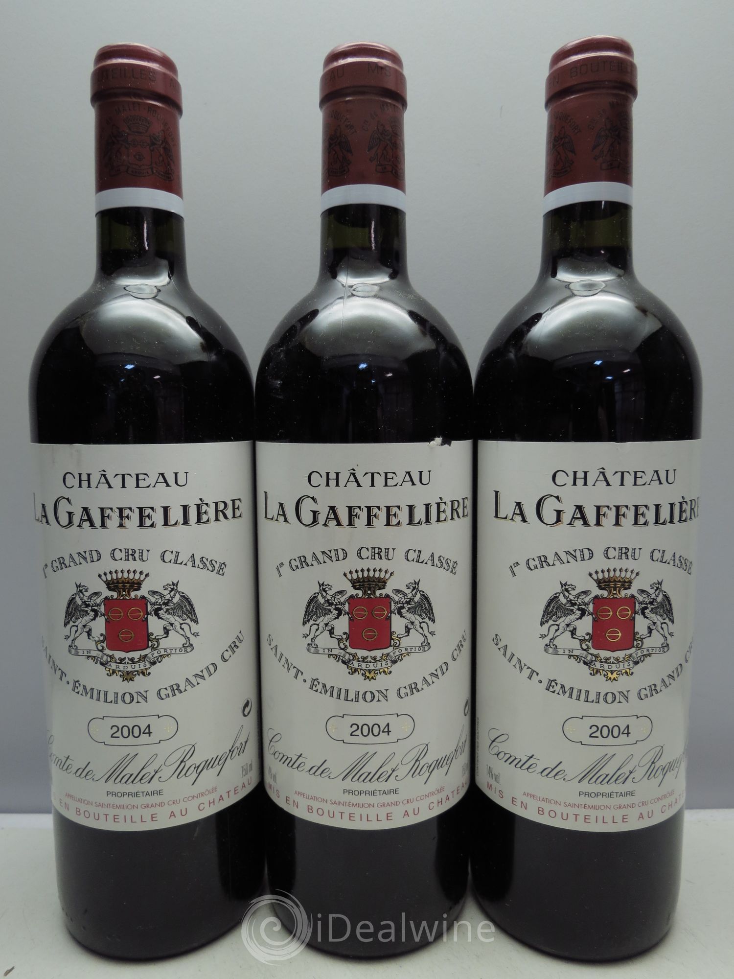 Château la Gaffelière 1er Grand Cru Classé B 2004 - Lot de 3 bouteilles - 0