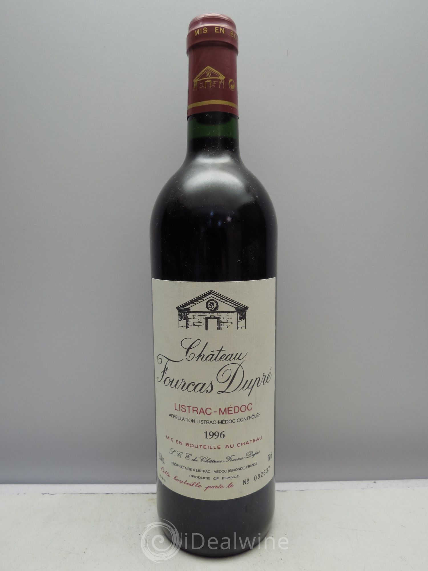 Château Fourcas Dupré 1996 - Lot de 1 bouteille - 0