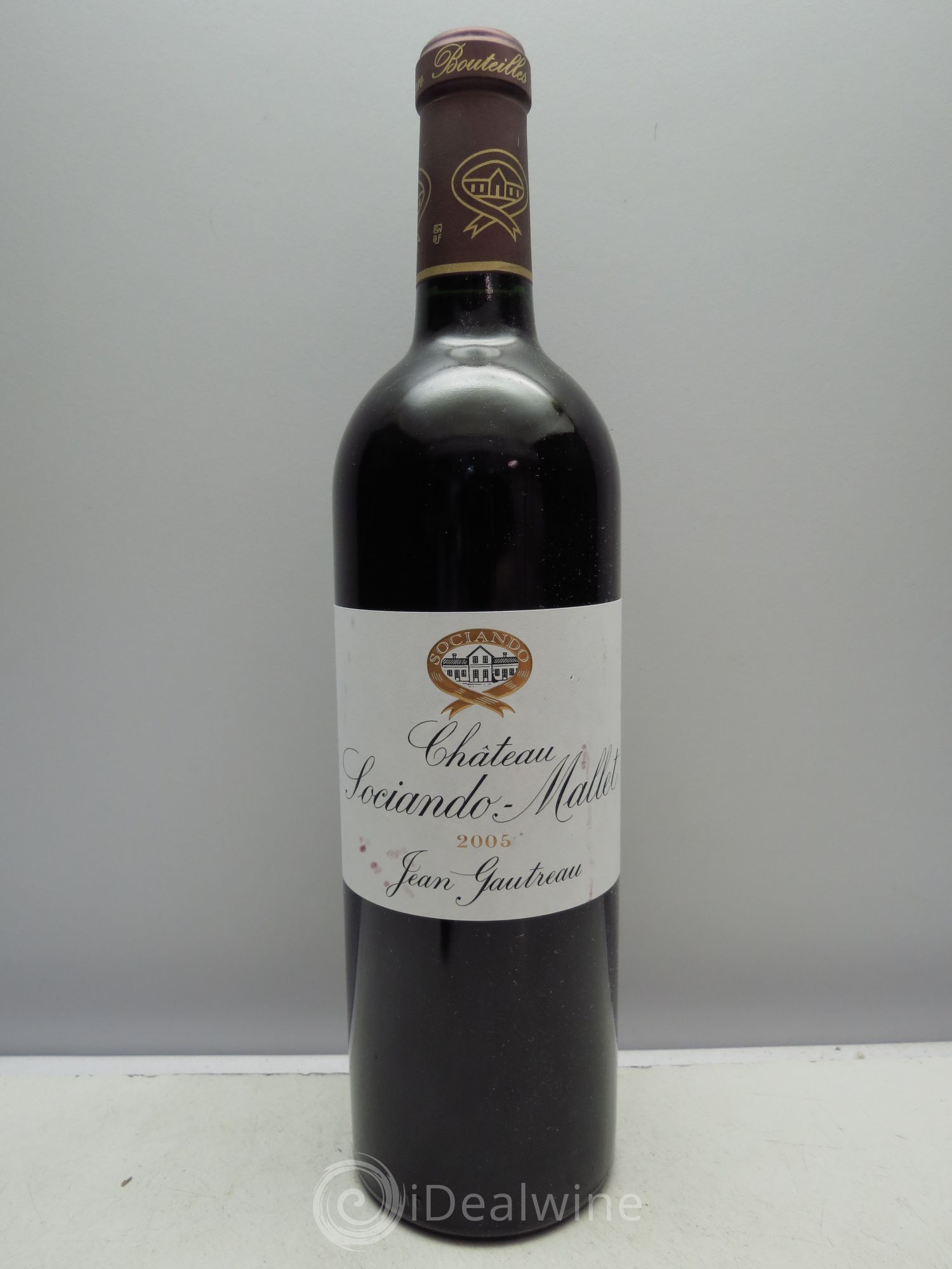 Château Sociando Mallet 2005 - Lot de 1 bouteille - 0