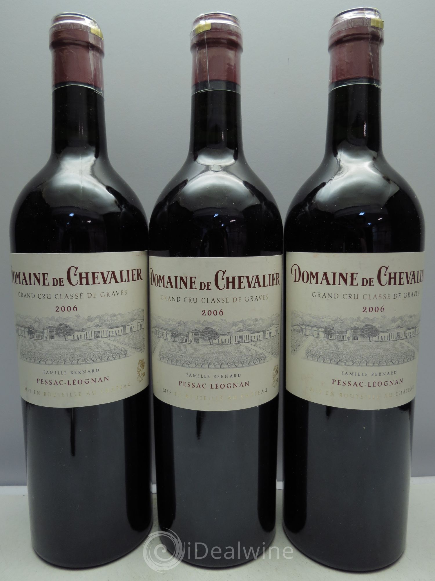 Domaine de Chevalier Cru Classé de Graves 2006 - Lot de 3 bouteilles - 0