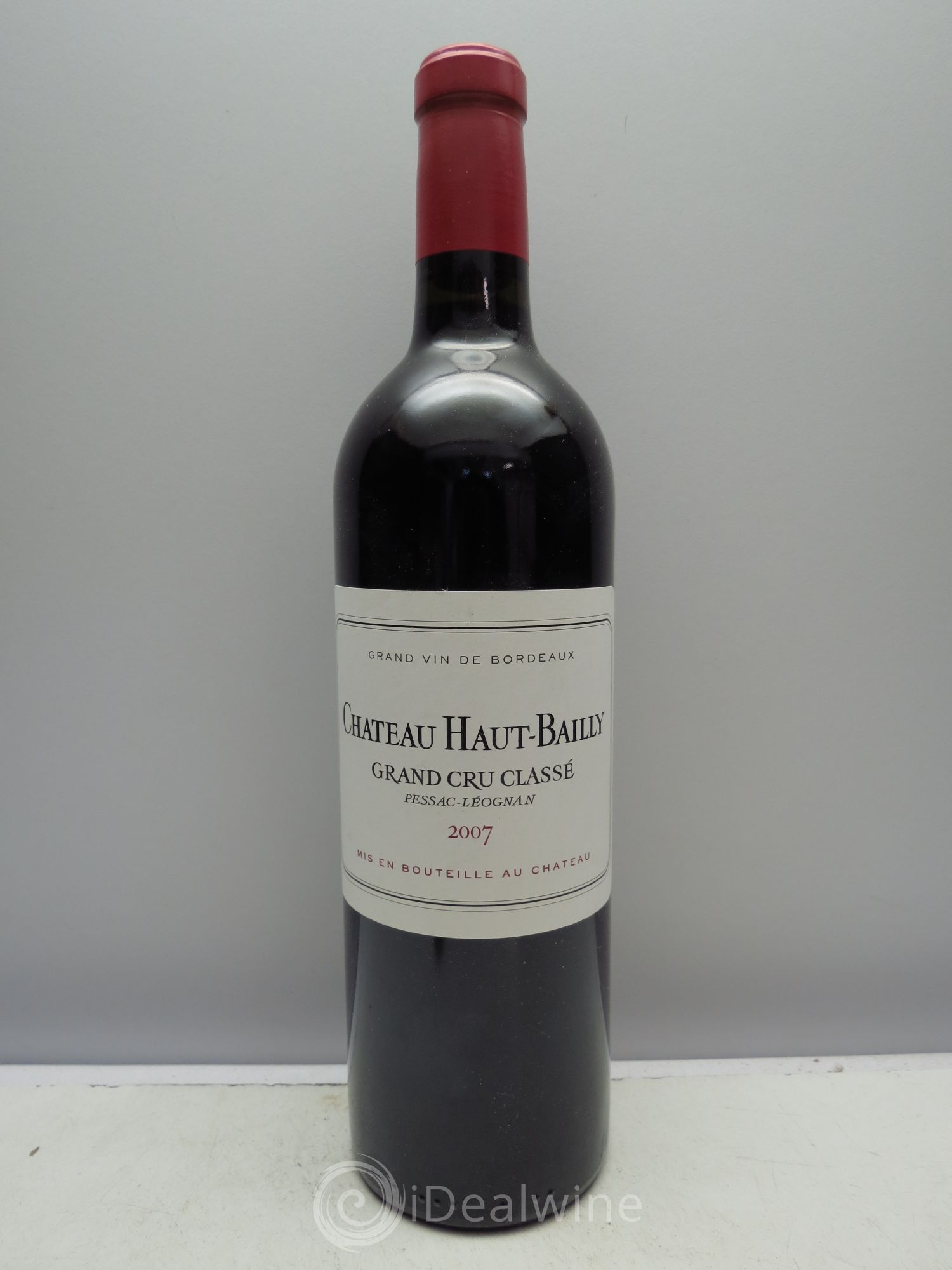Château Haut-Bailly Cru Classé de Graves 2007 - Lot de 1 bouteille - 0