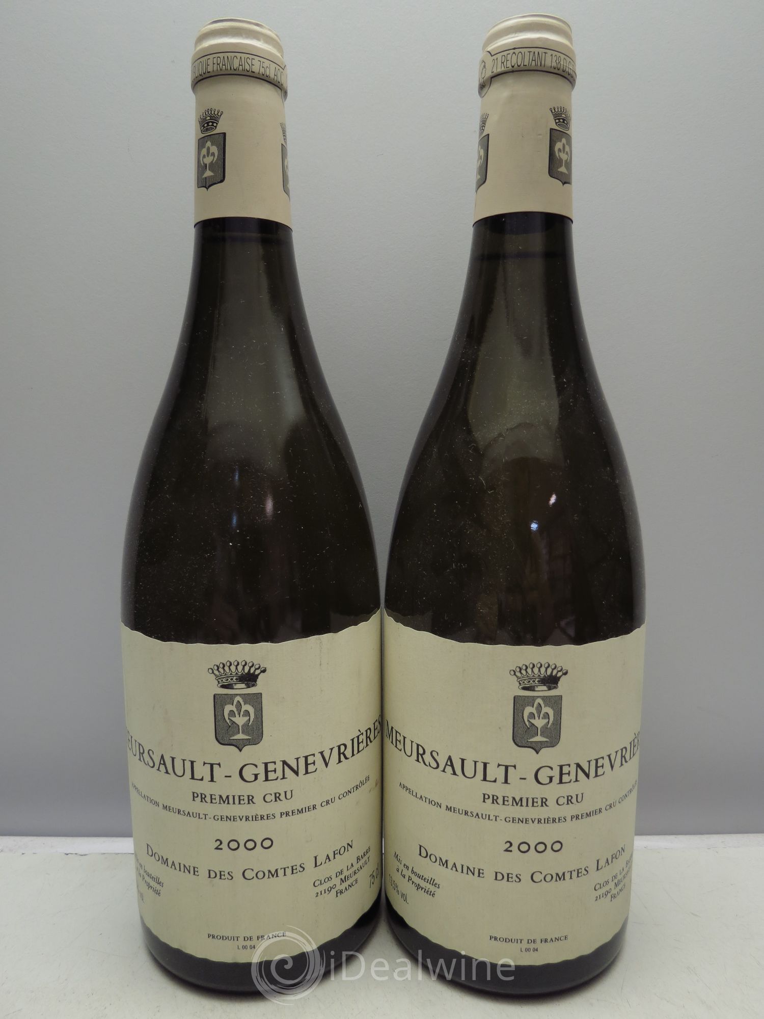 Meursault 1er Cru Genevrières Comtes Lafon (Domaine des) 2000 - Lot de 2 bouteilles - 0