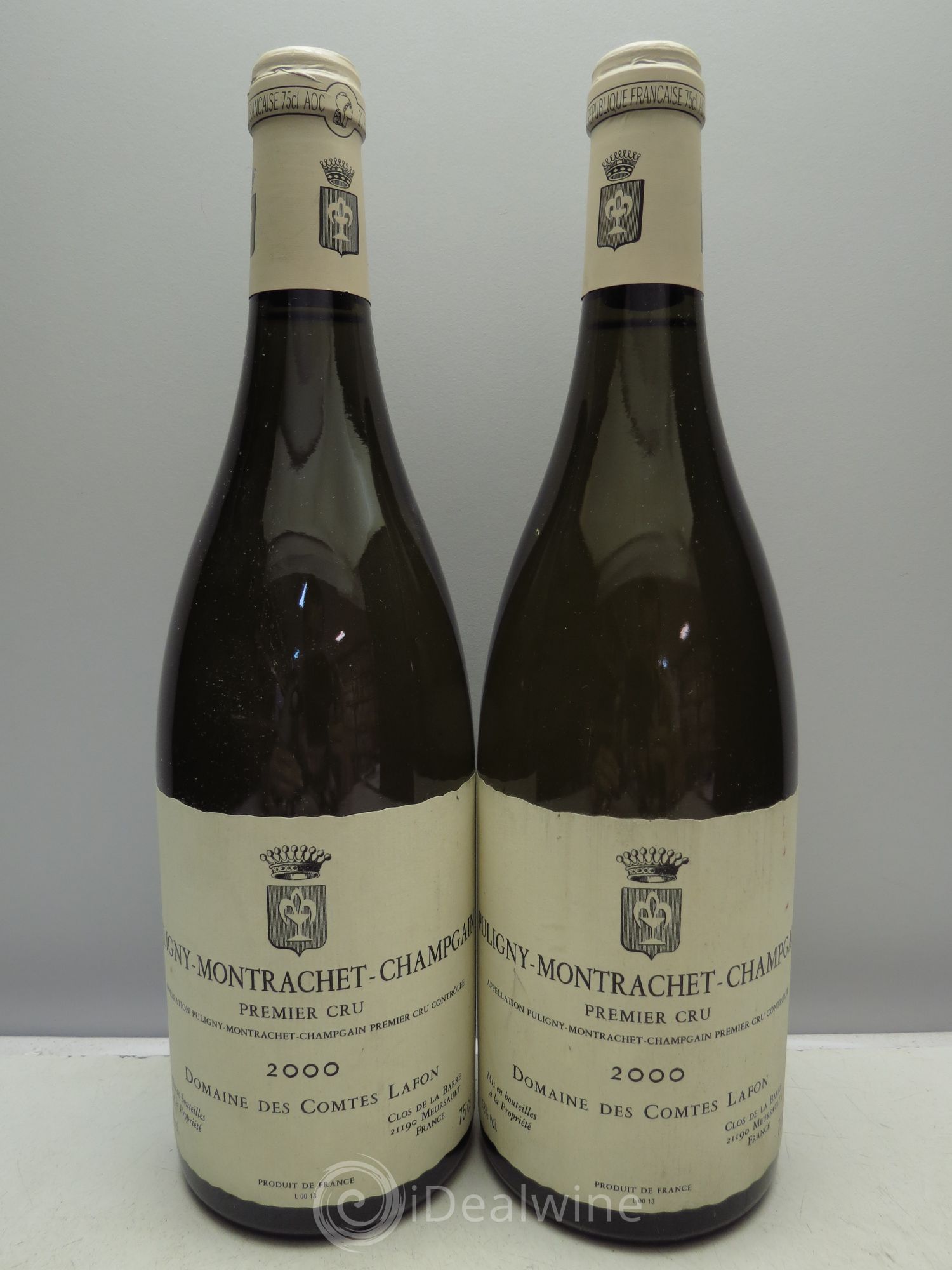 Puligny-Montrachet 1er Cru Champgain Comtes Lafon (Domaine des) 2000 - Lot de 2 bouteilles - 0