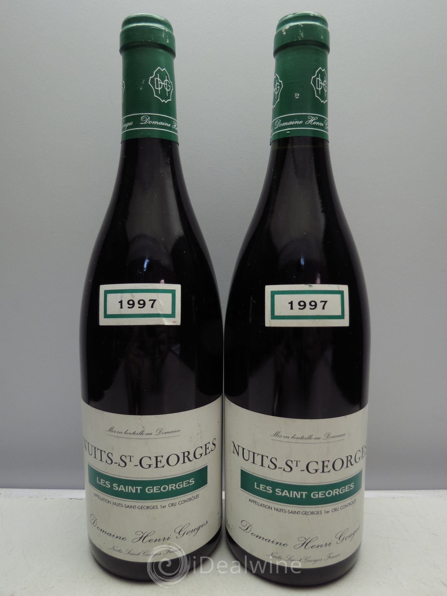 Nuits-Saint-Georges 1er Cru Les Saints Georges Henri Gouges 1997 - Posten von 2 Flaschen - 0