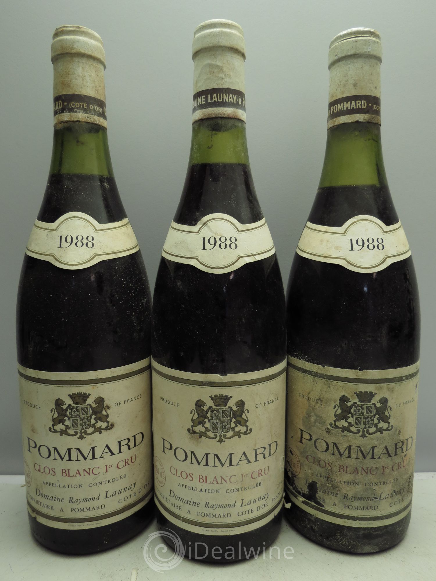 Pommard 1er Cru 1988 - Lot de 3 bouteilles - 0