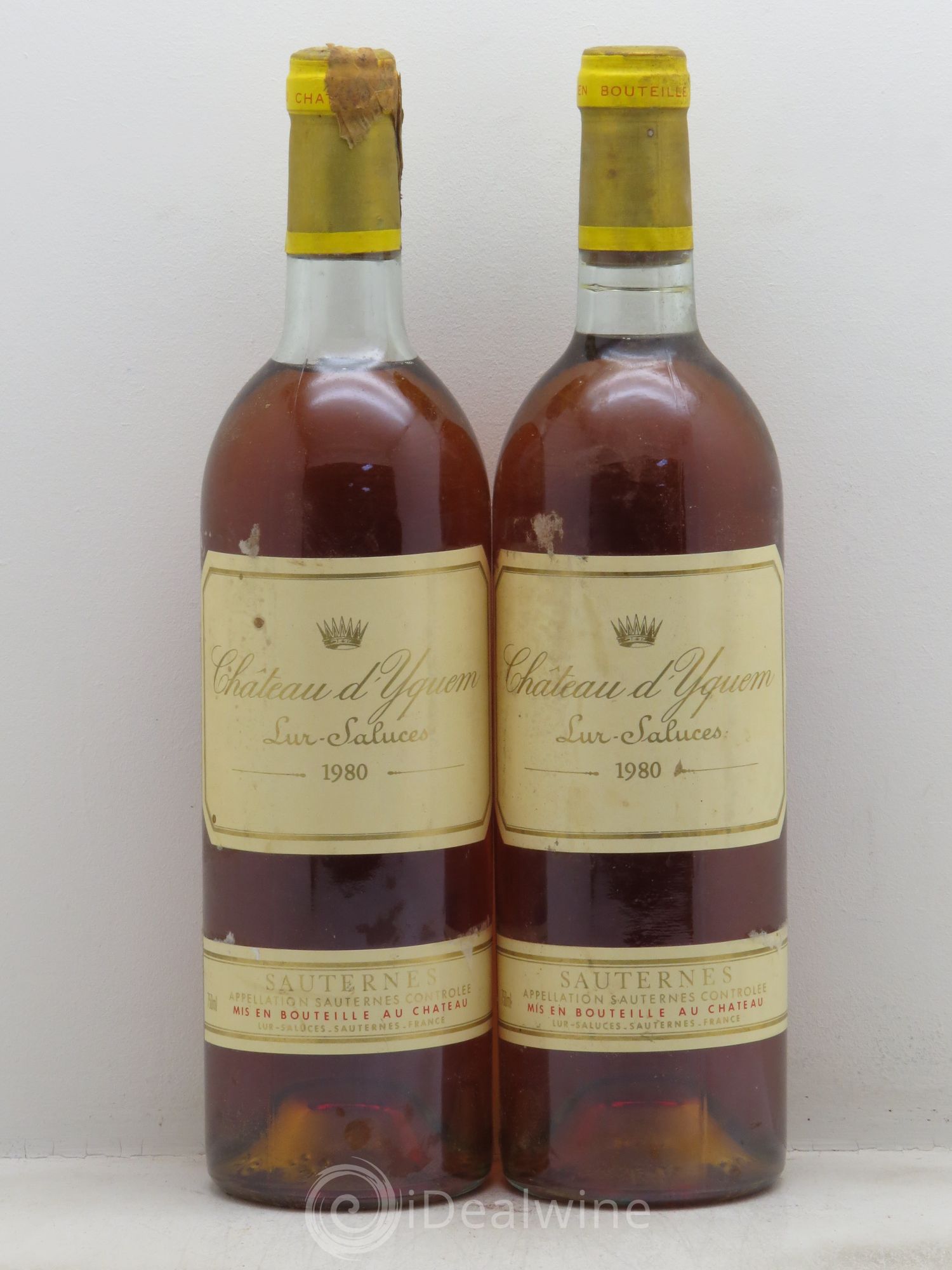 Château d' Yquem 1er Cru Classé Supérieur 1980 - Lotto di 2 bottiglie - 0