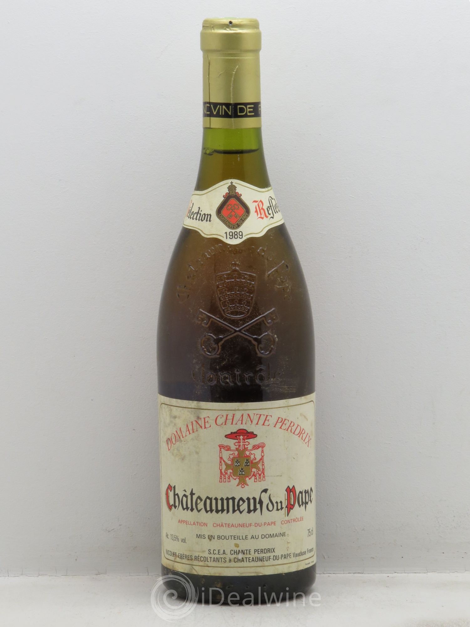 Châteauneuf-du-Pape Sélection Reflet Domaine Chante Perdrix Nicolet et frères 1989 - Posten von 6 Flaschen - 0