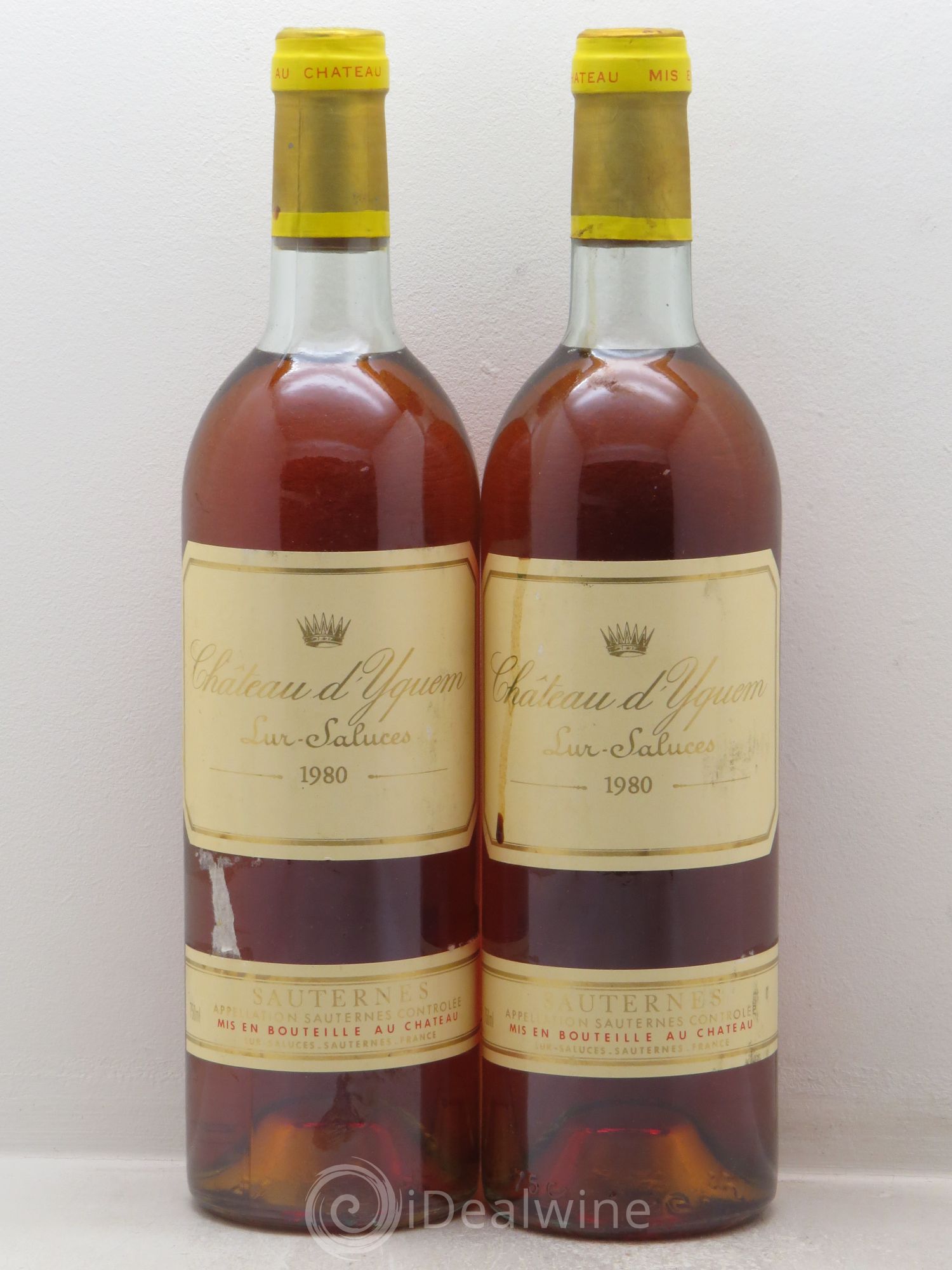 Château d' Yquem 1er Cru Classé Supérieur 1980 - Lotto di 2 bottiglie - 0