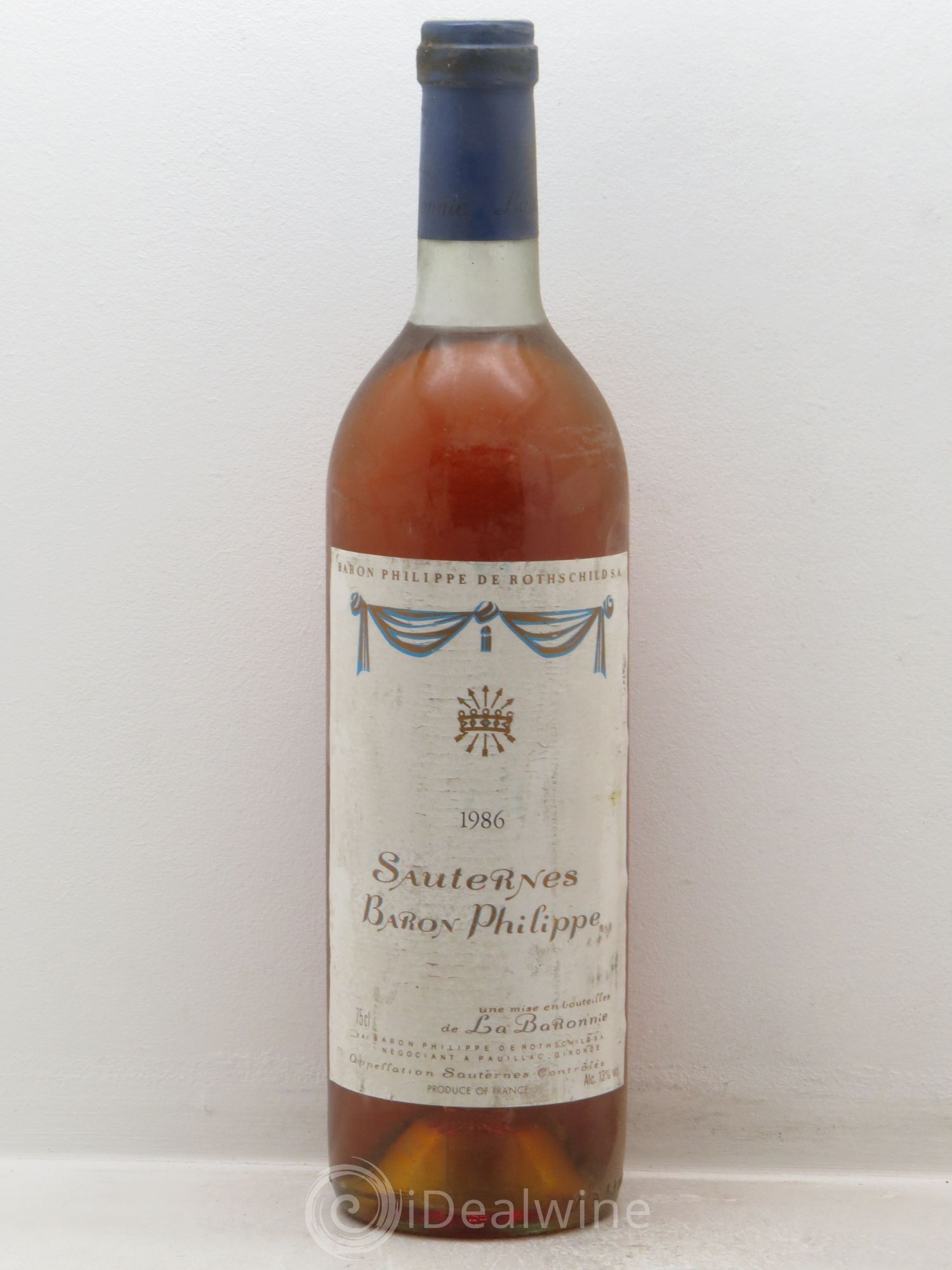 Sauternes Baron Philippe 1986 - Posten von 1 Flasche - 0